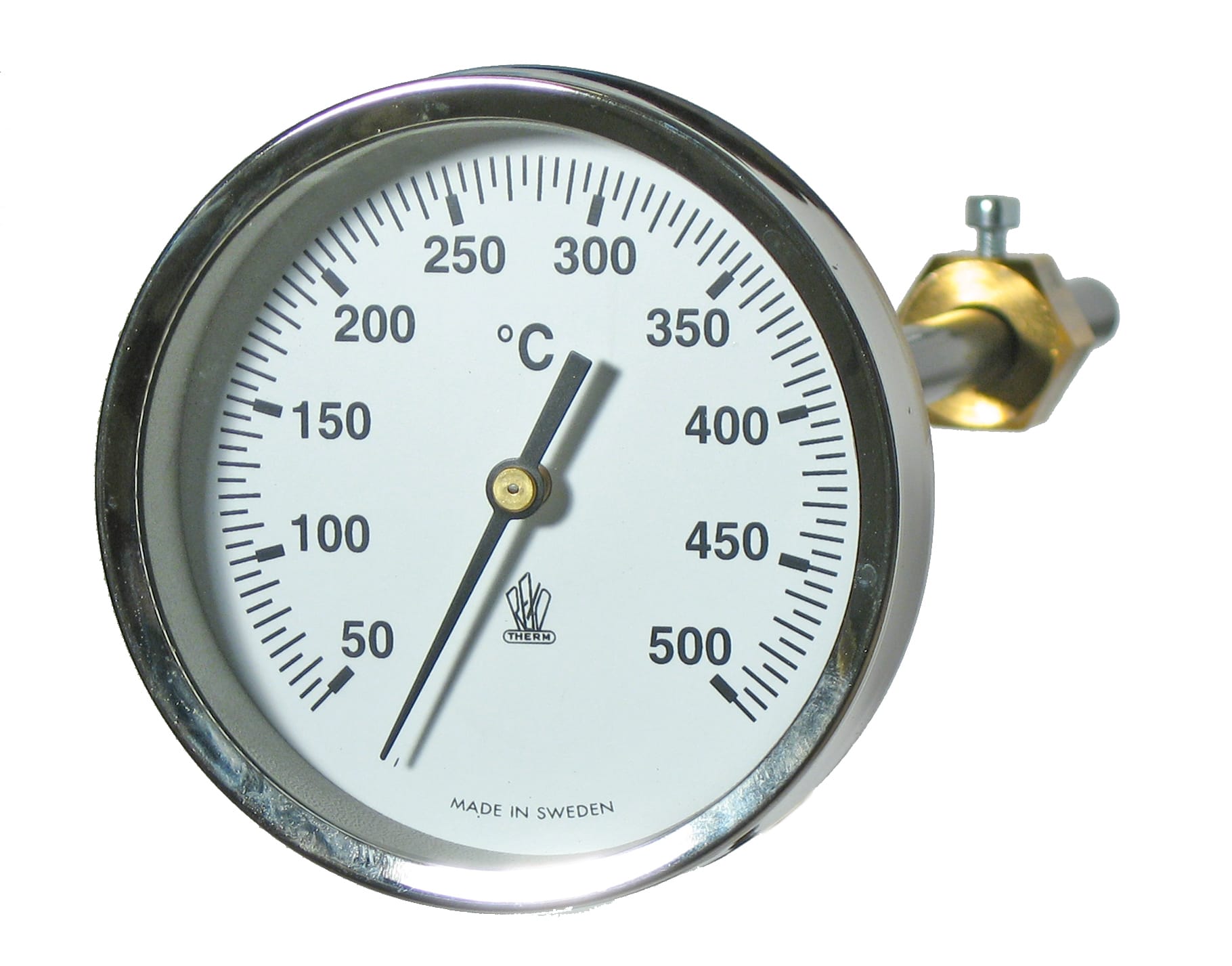 Rexotherm RX-508 Rökgastermometer 50-500°C Förnicklad - RSK 5141015