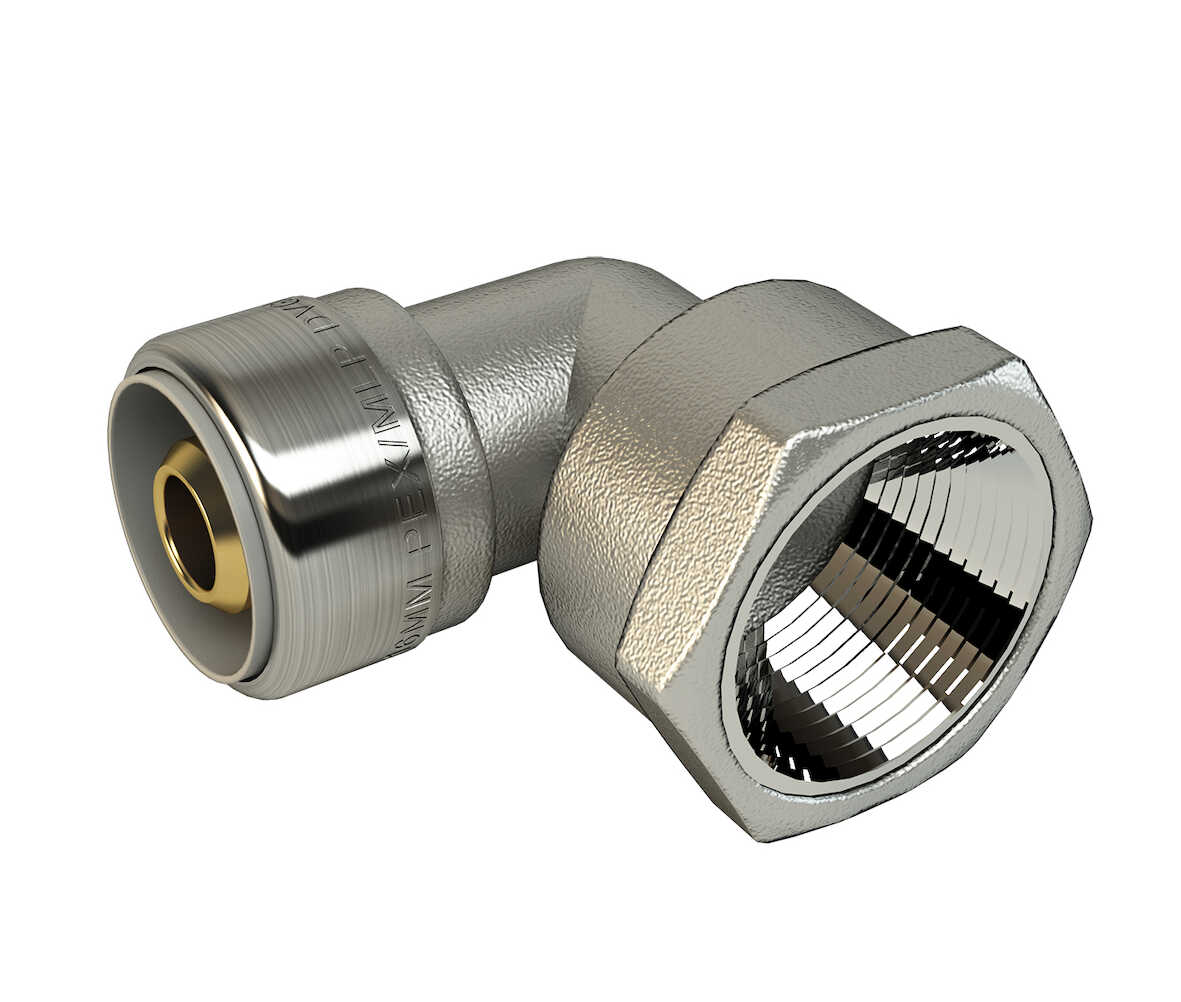 LK Vinkelkoppling PushFit 90° AX20 x G20 - Mässing - RSK 1882480