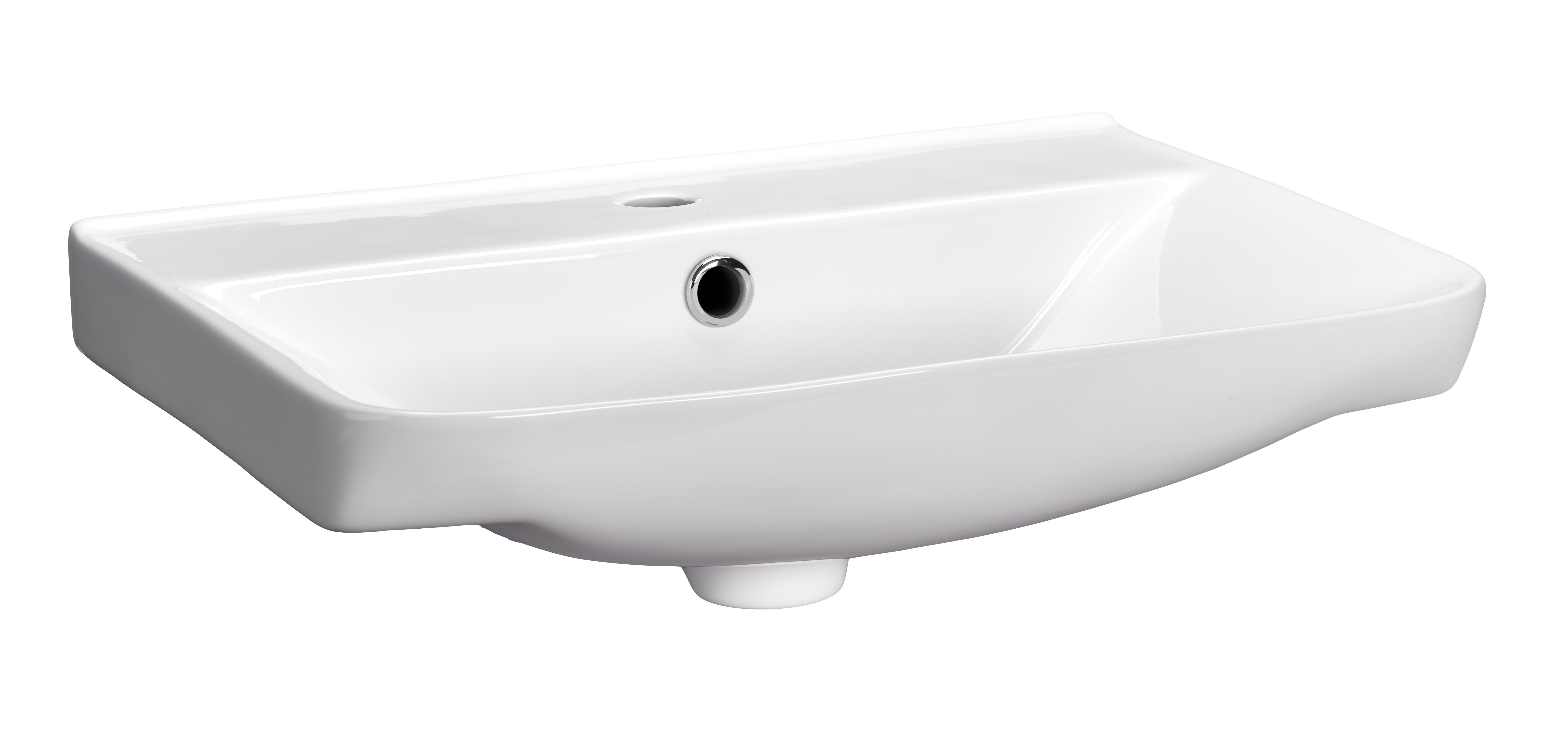 Alterna Picto Tvättställ 57 cm Vit - Konsolmontage - RSK 7550934