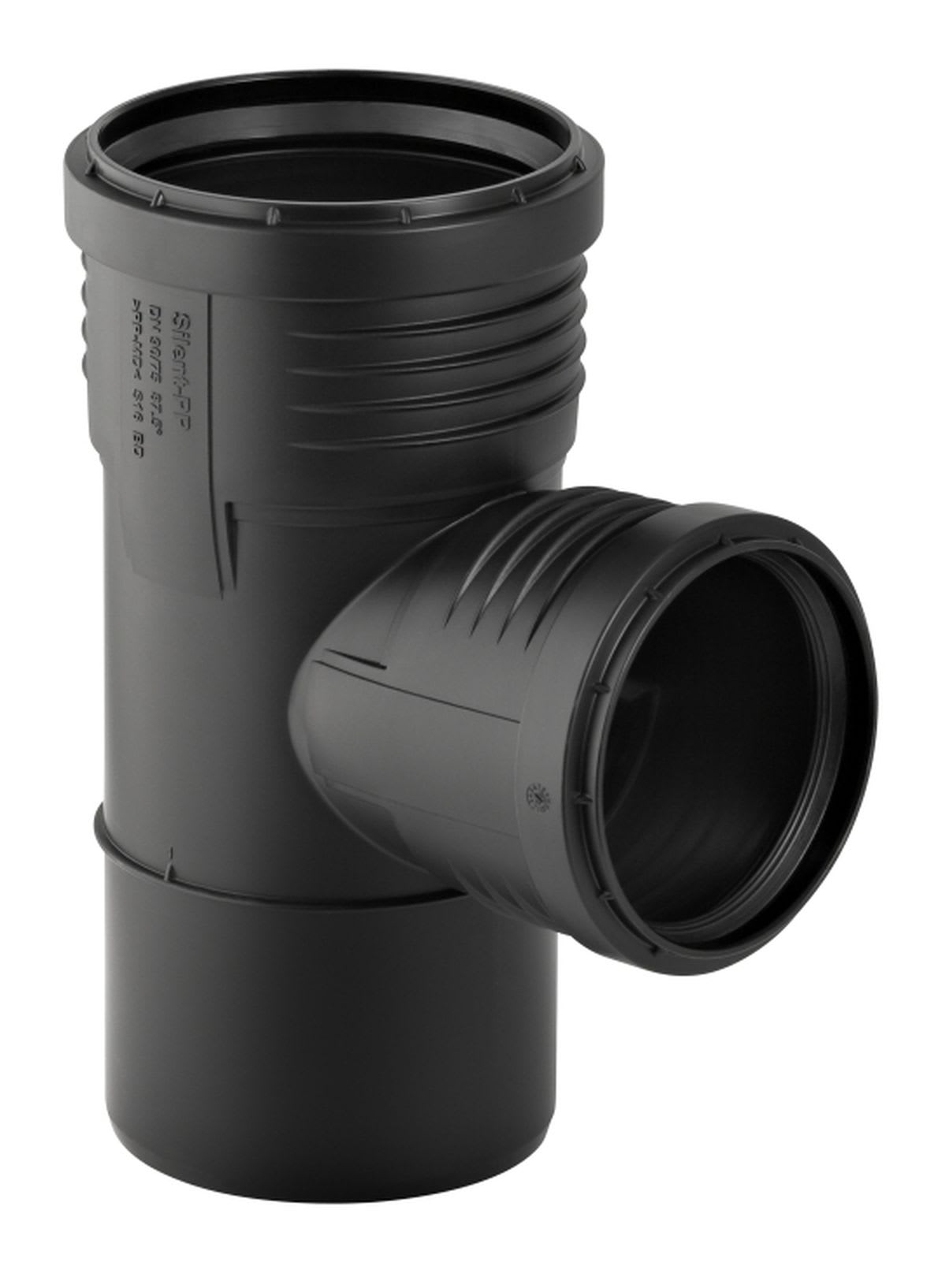 Geberit Grenrör 75mm 87,5° Ljuddämpande Avloppsdel - RSK 2710761