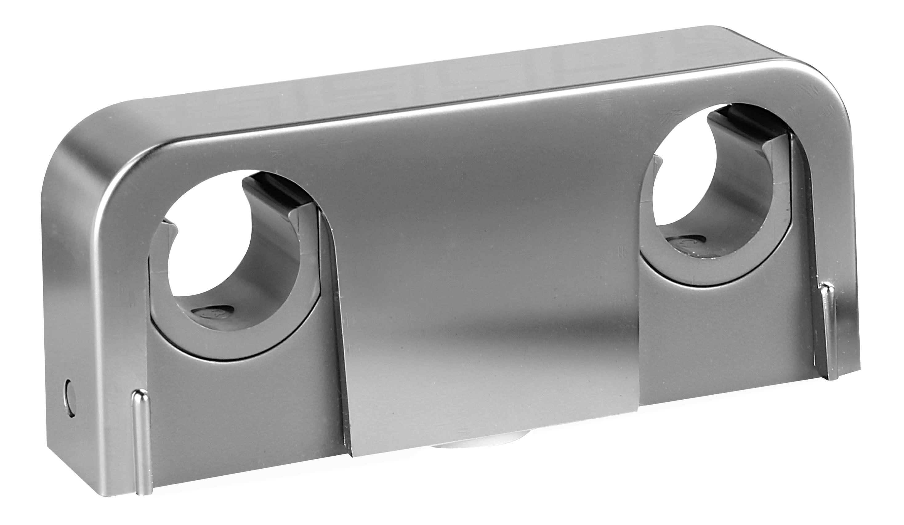 Faluplast Rörklämma Snap 16-20mm Matt Krom - 60mm c/c - RSK 3811020