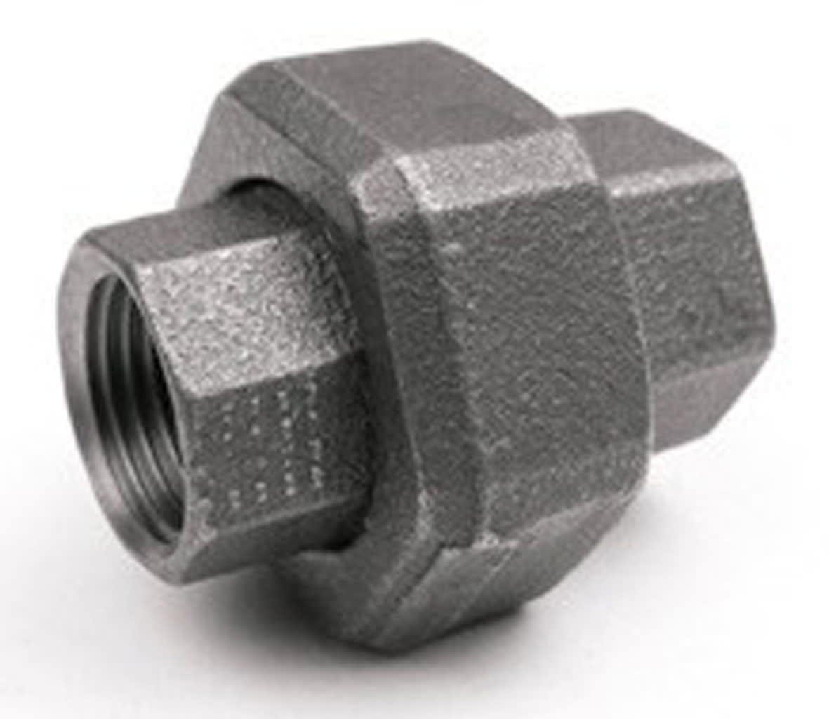 Unionkoppling Aducerad Svart Rp100 - Gängad Rörkomponent - RSK 1260728