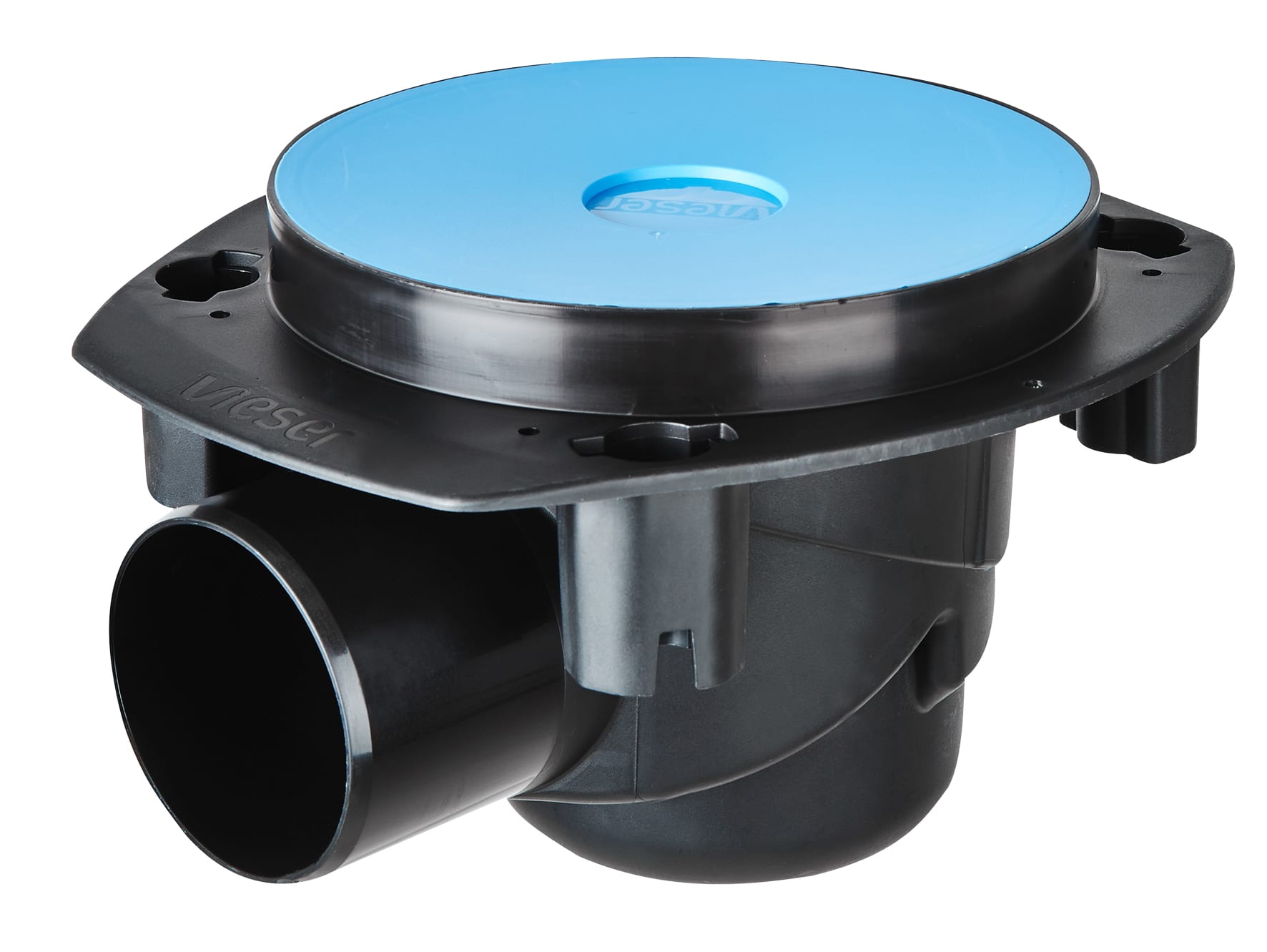 Vieser Golvbrunn DN75 1,6 l/s Horisontell PP - Effektiv Dränering - RSK 7110804