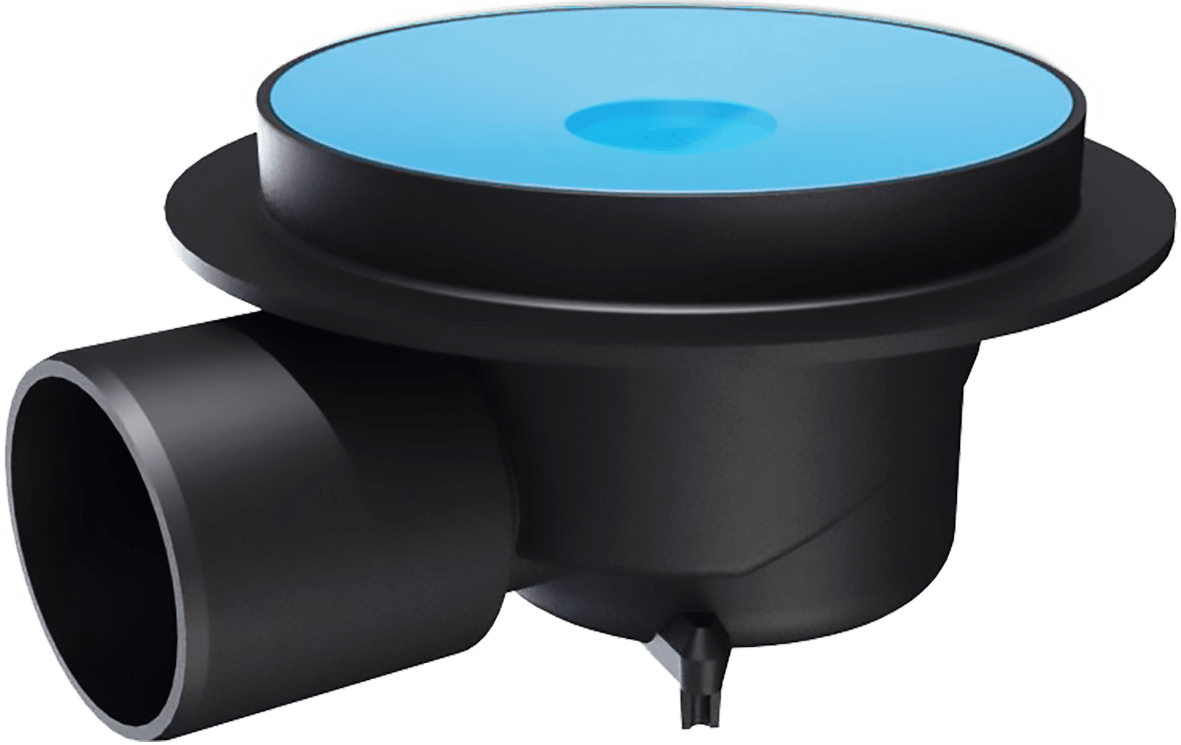 Vieser Golvbrunn DN75 Sidoutlopp 12 l/s - PP-konstruktion - RSK 7110810