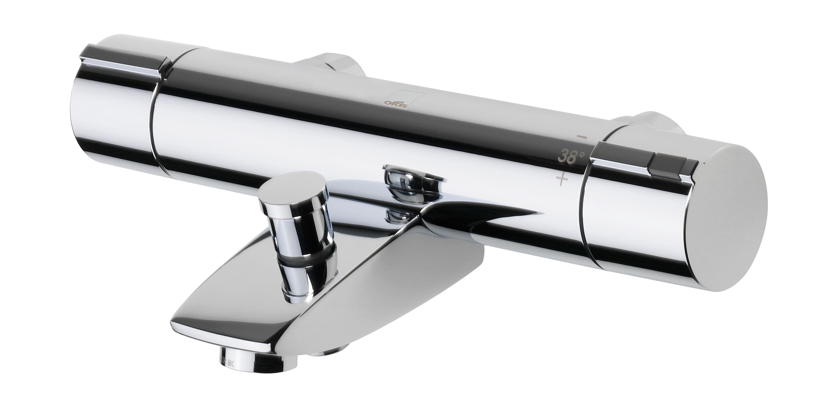 Oras Cubista 2875 Badkarsblandare Termostat Krom c/c150mm - RSK 8613104