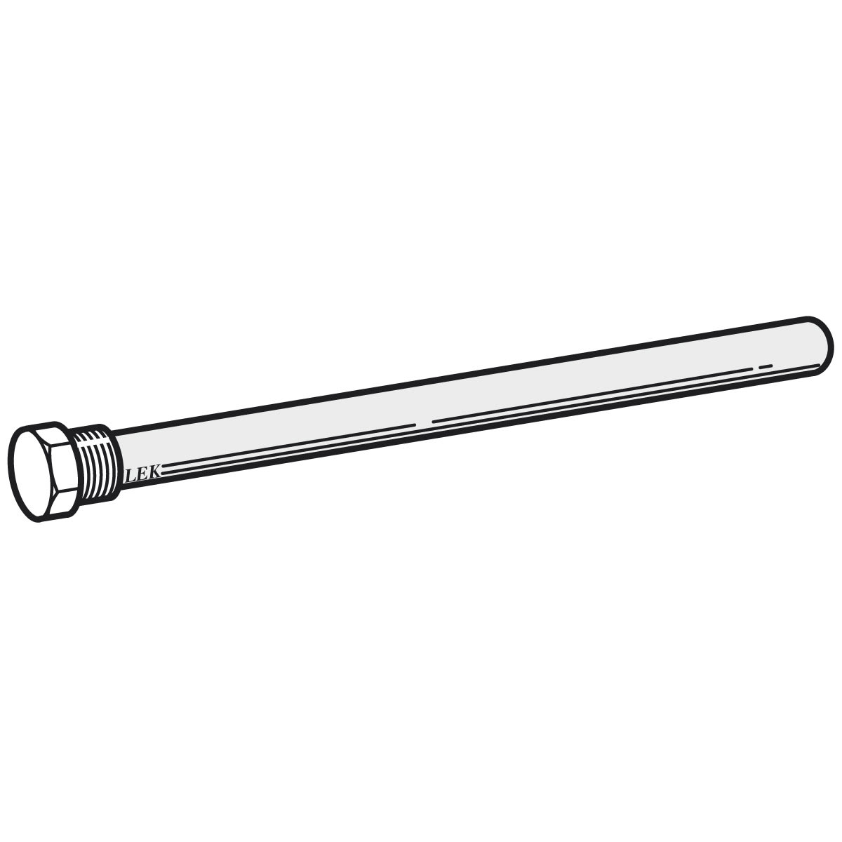 NIBE Magnesiumanod R20x165mm för Eminent E30 - Korrosionsskydd - RSK 6949832