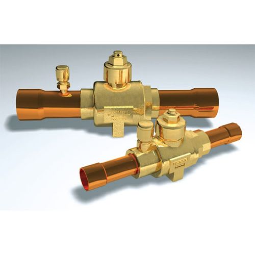 Avstängningsventil CO² Schrader 1/4" 140BAR Lödning REFRIGERA