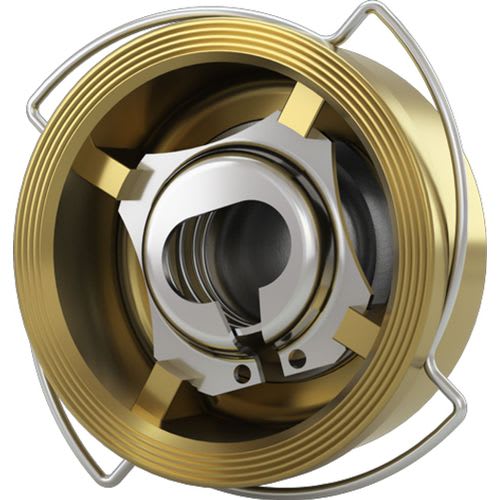 AWS Apparatenbau Backventil Mässing PN16 - Metalltätad Flänsmontage - RSK 947355