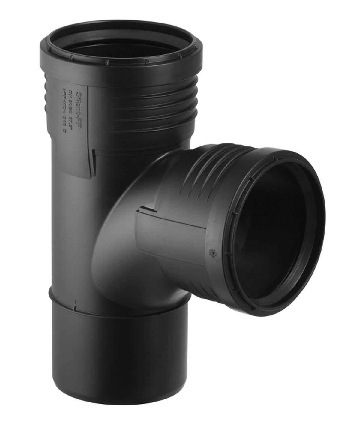Geberit Silent PP Ljuddämpat Grenrör 87,5° 110 mm - Hållbart & Certifierat VVS-tillbehör för WC-stol, Golvstående Toalett, Vägghängd Toalett, Rimless Toalett med Mjuksits - RSK: 2710765