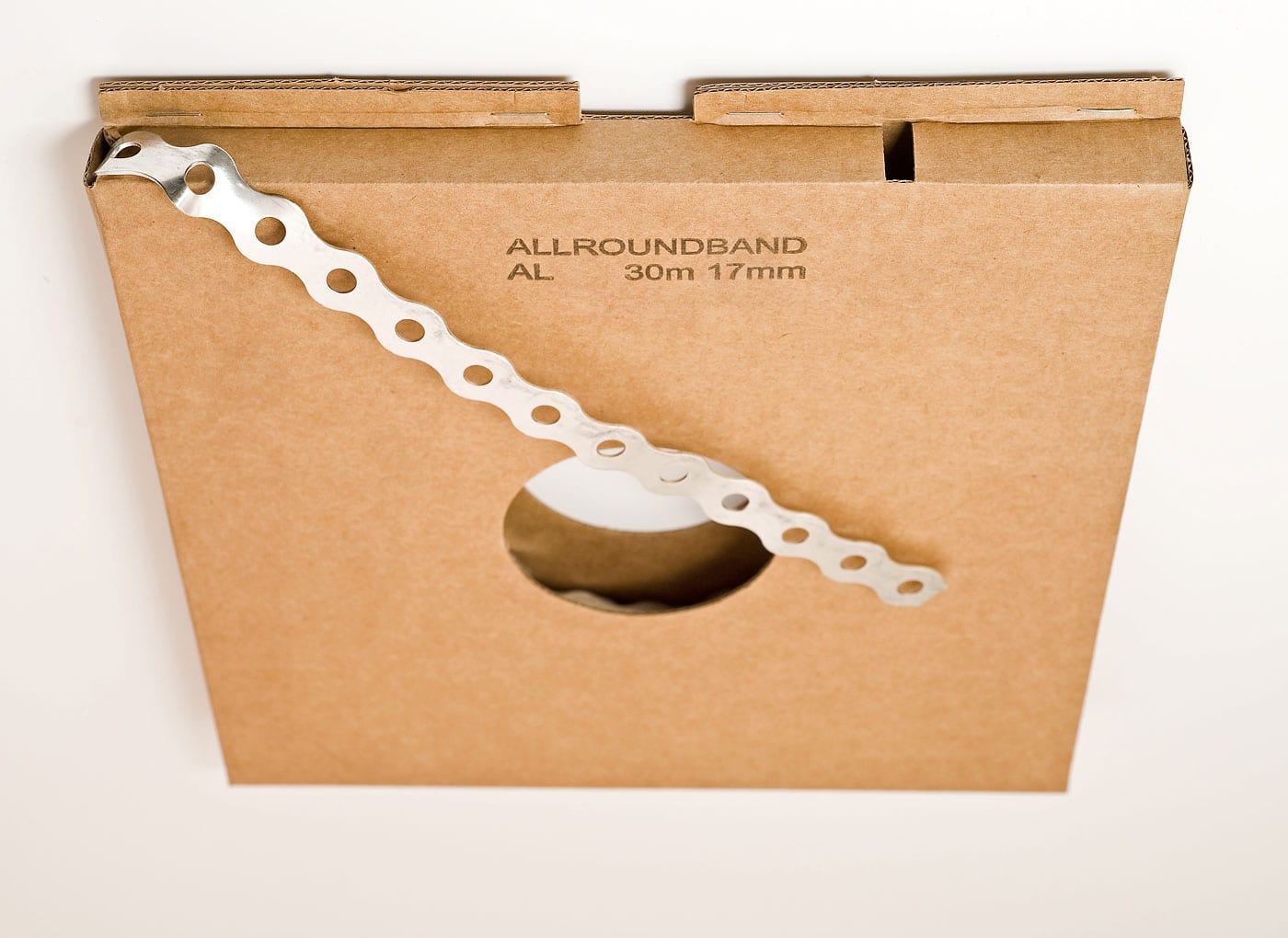 Plåssons Maskiner AB Patentband 17x1mm Aluminium Infästning - 30m - RSK 3817012