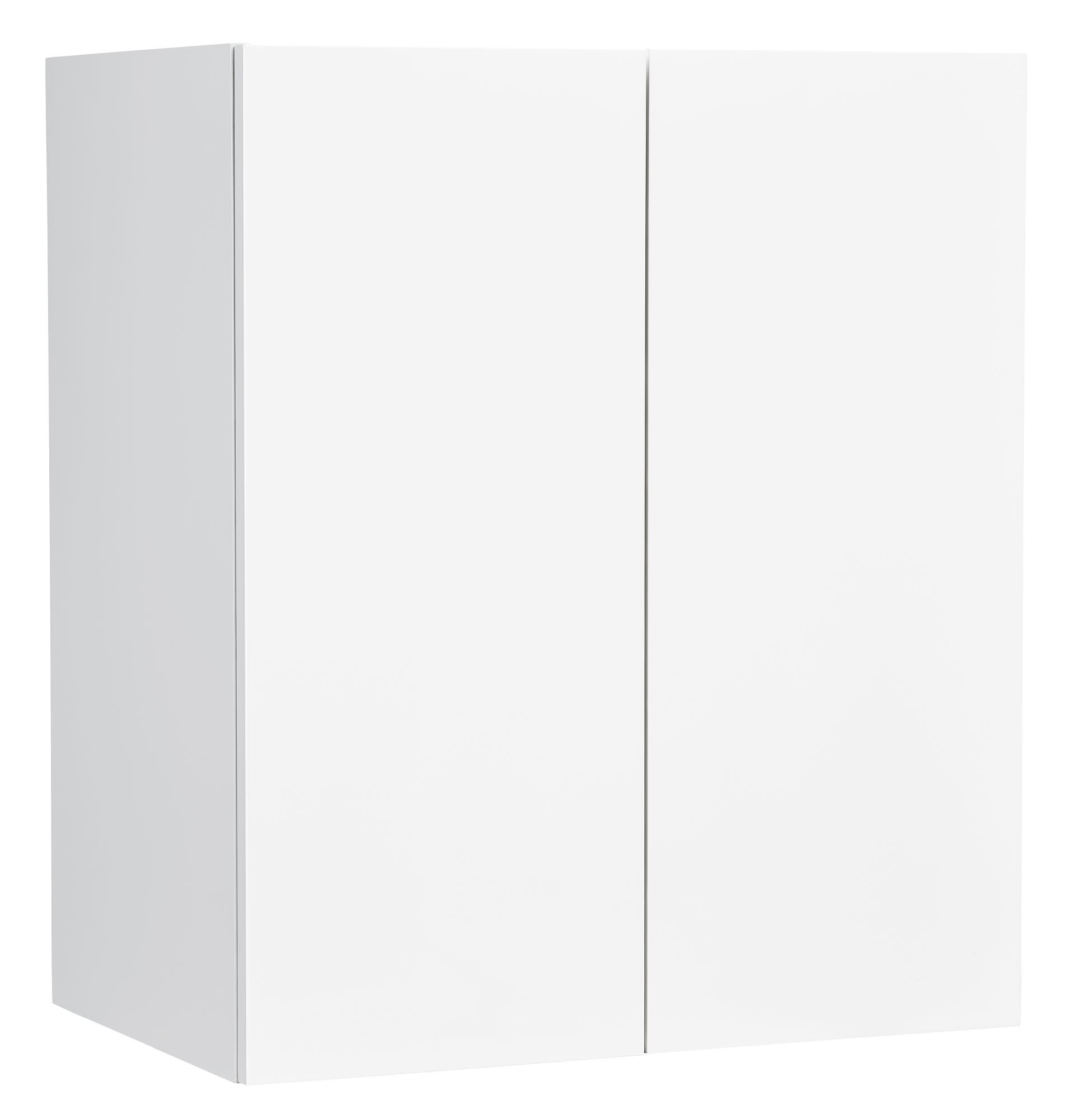 Alterna Isella väggskåp 60 - Vit Högblank med 2 Hyllor | Badrum Badrumsspegel | RSK 8948377