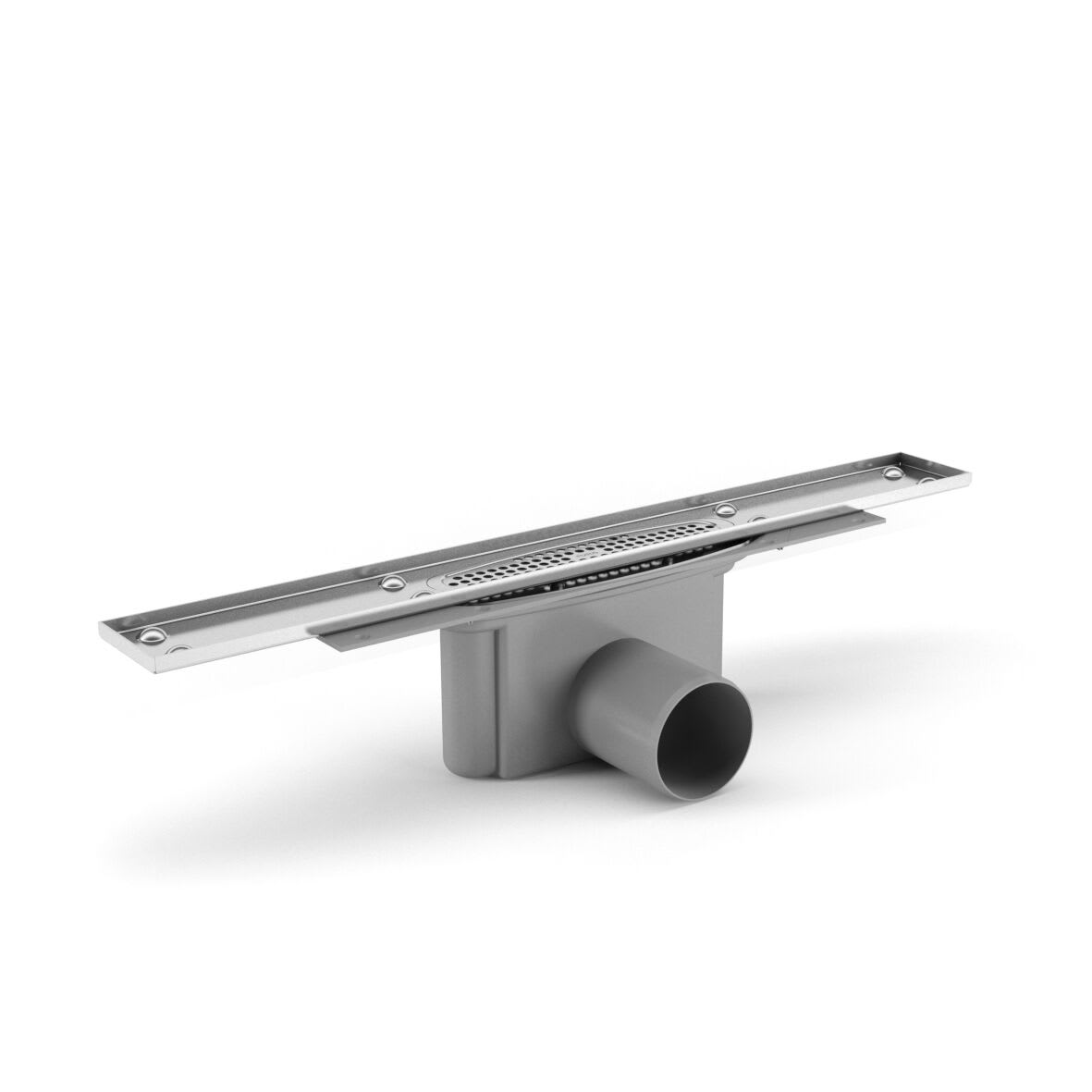 Purus Golvbrunn Rostfri Kvadratisk - Höjdjusterbar - RSK 7114630