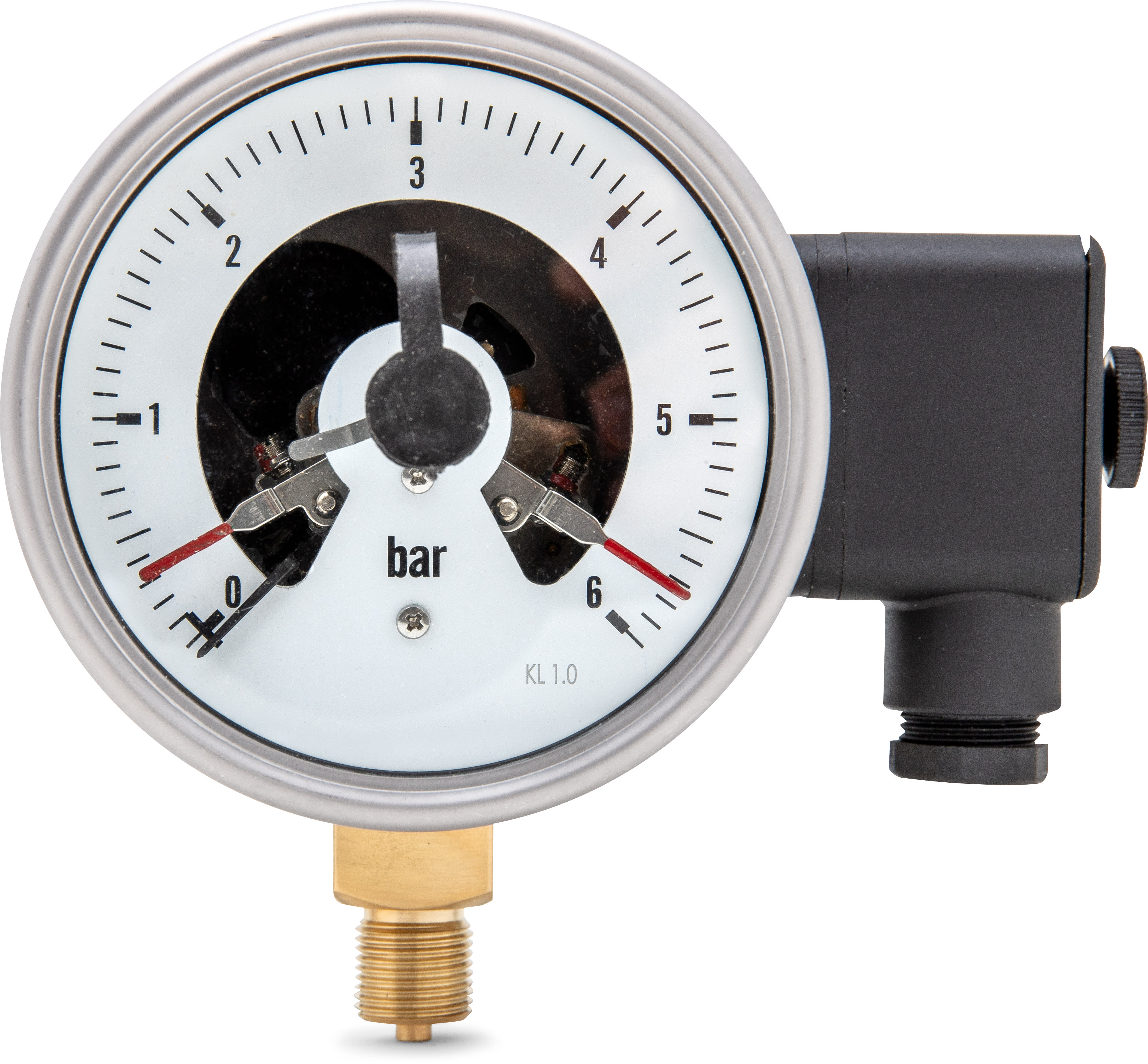 ATH Signaltryckmätare 0-6 Bar med elektrisk kontakt för larm
