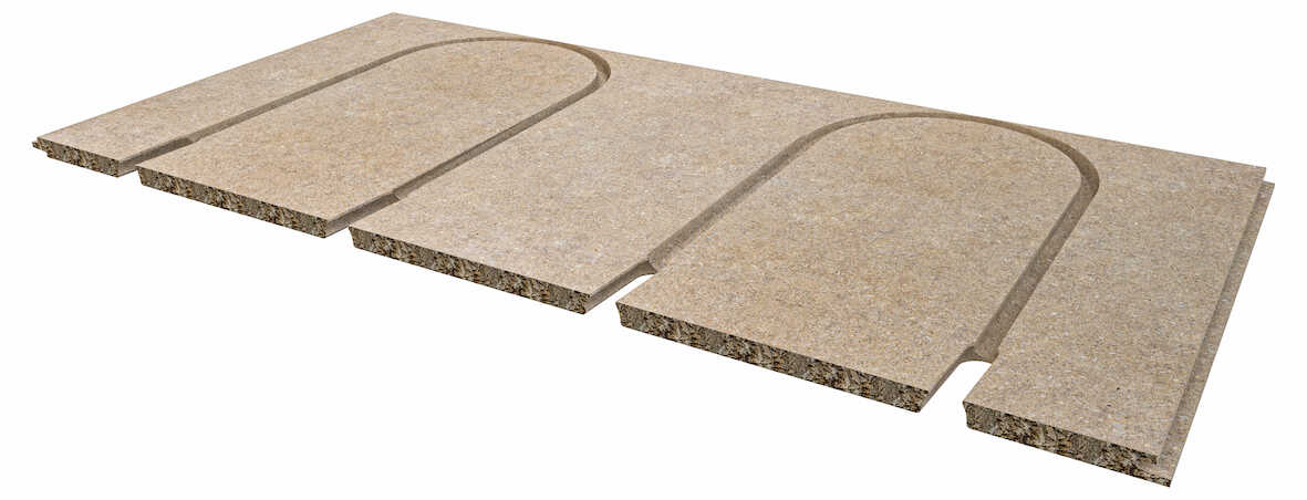 LK spårvändskiva Trä 22, HeatFloor 22 Vänd-V20 820x595 mm