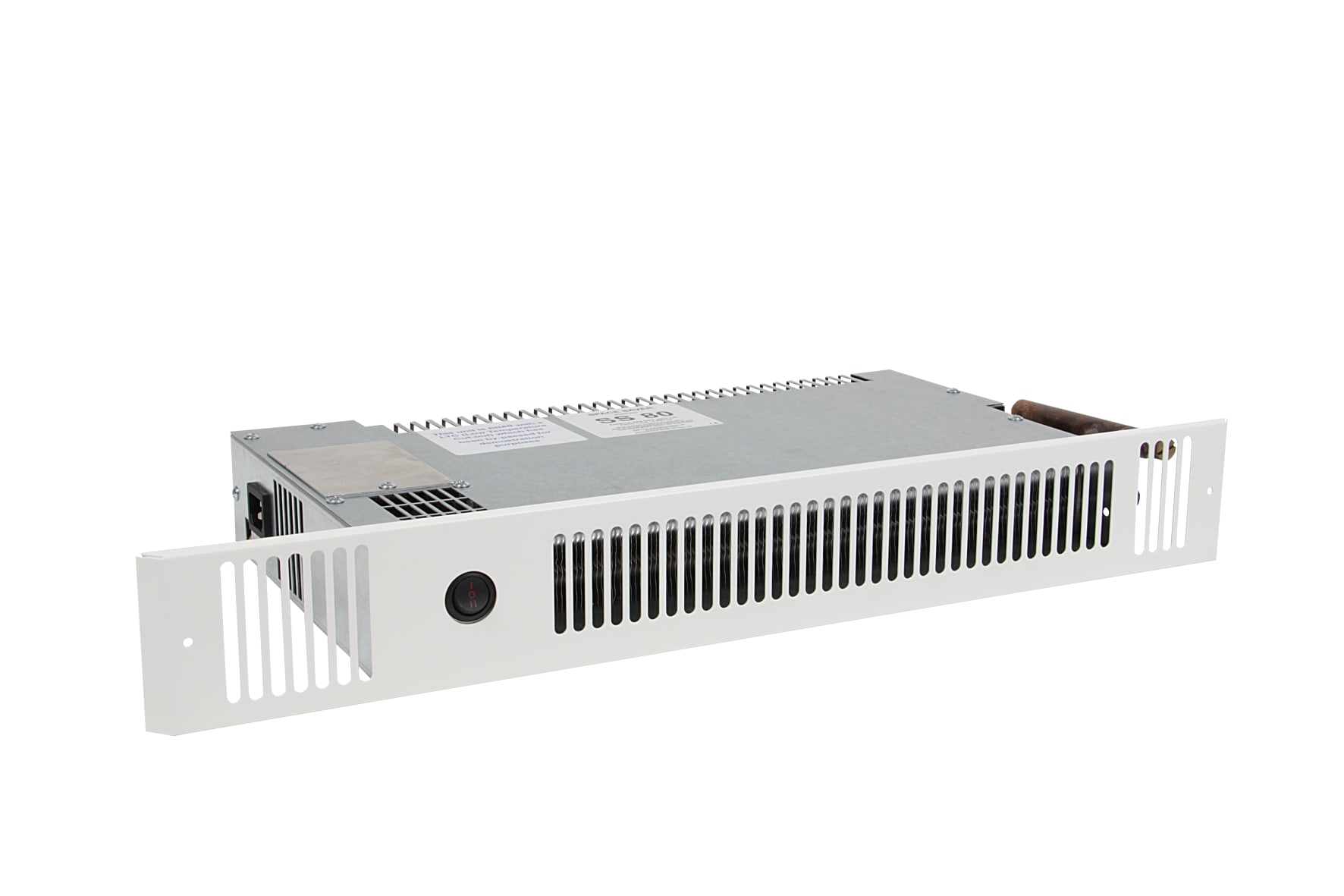 EVECO Fläktkonvektor SpaceSaver SS80, 230V, 10W, Lågbyggd för Sockelmontage