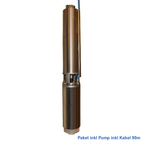 Altech | Djupbrunnspump Paket Modell 4" TYP 10-22 |  Kabel 100m | 3x400V | Grundpaket | RSK 9126118