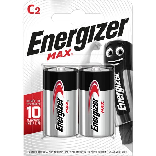 ENERGIZER Max C Batterier 2-Pack - Läckageskyddade - RSK 335353