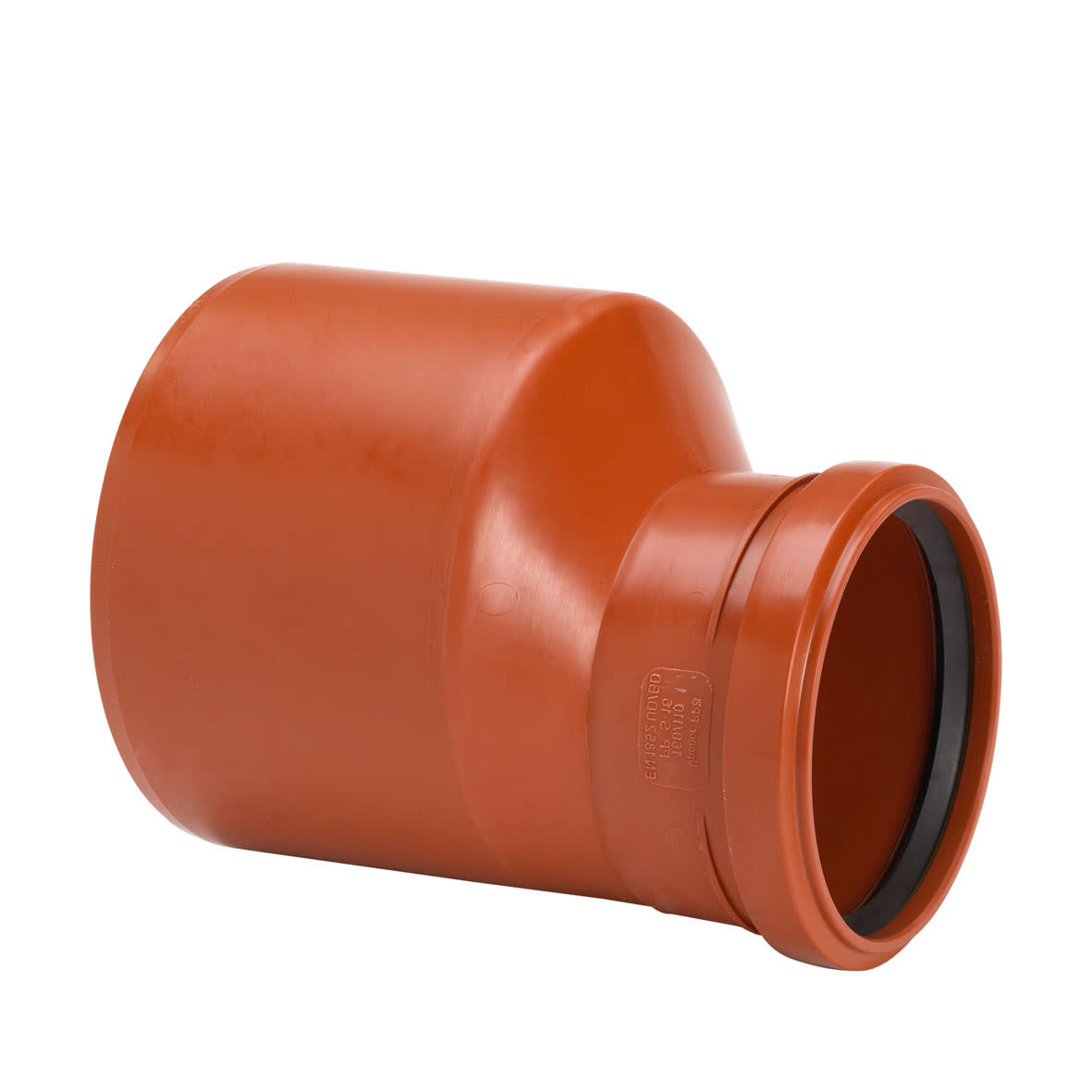 PP Muffat avlopp excentrisk 160x110 för utomhus, rödbrun, Uponor Infra