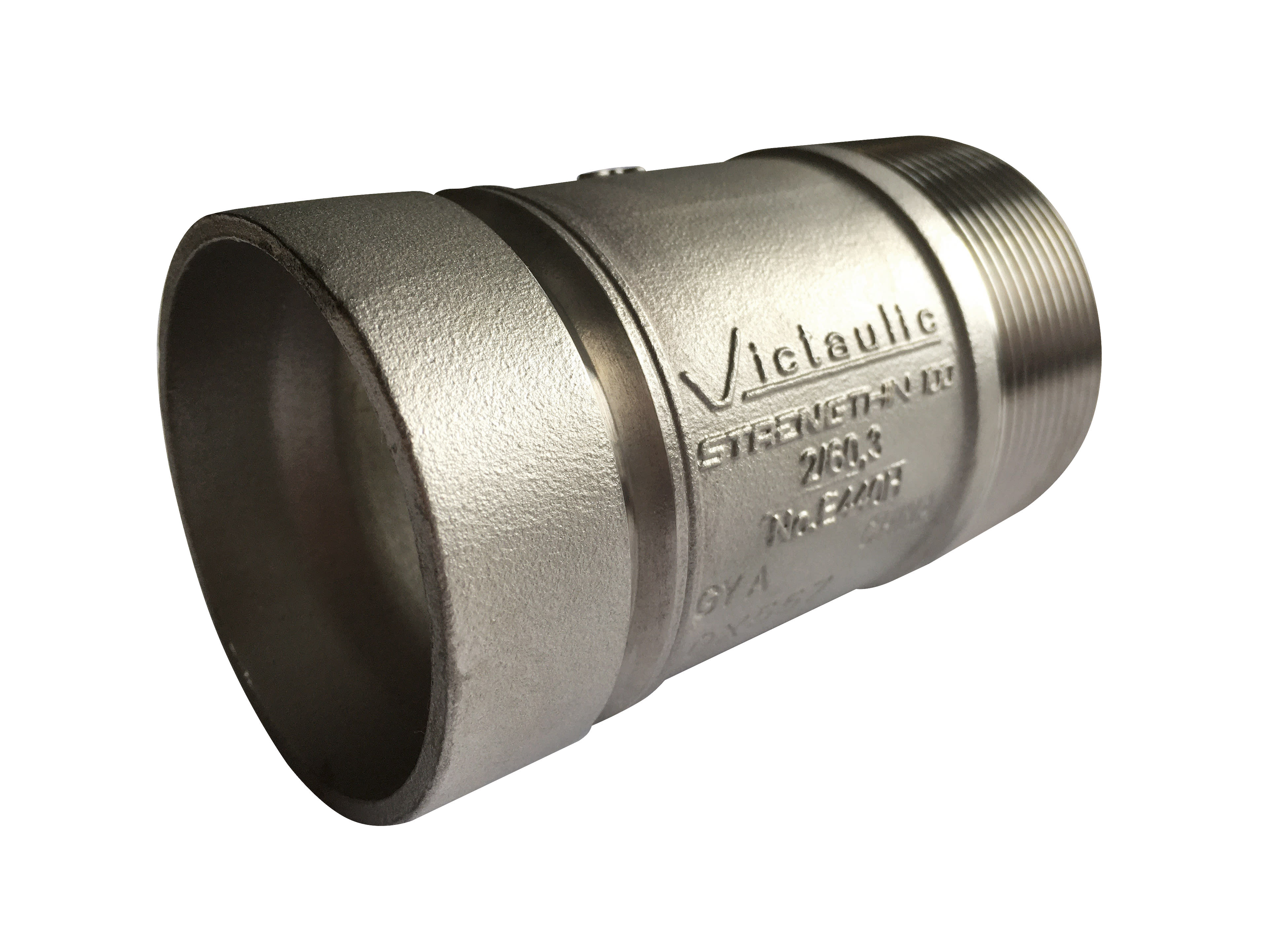 Koppling ST100 x Threaded 440H av rostfritt stål 60,3x101,6mm Victaulic