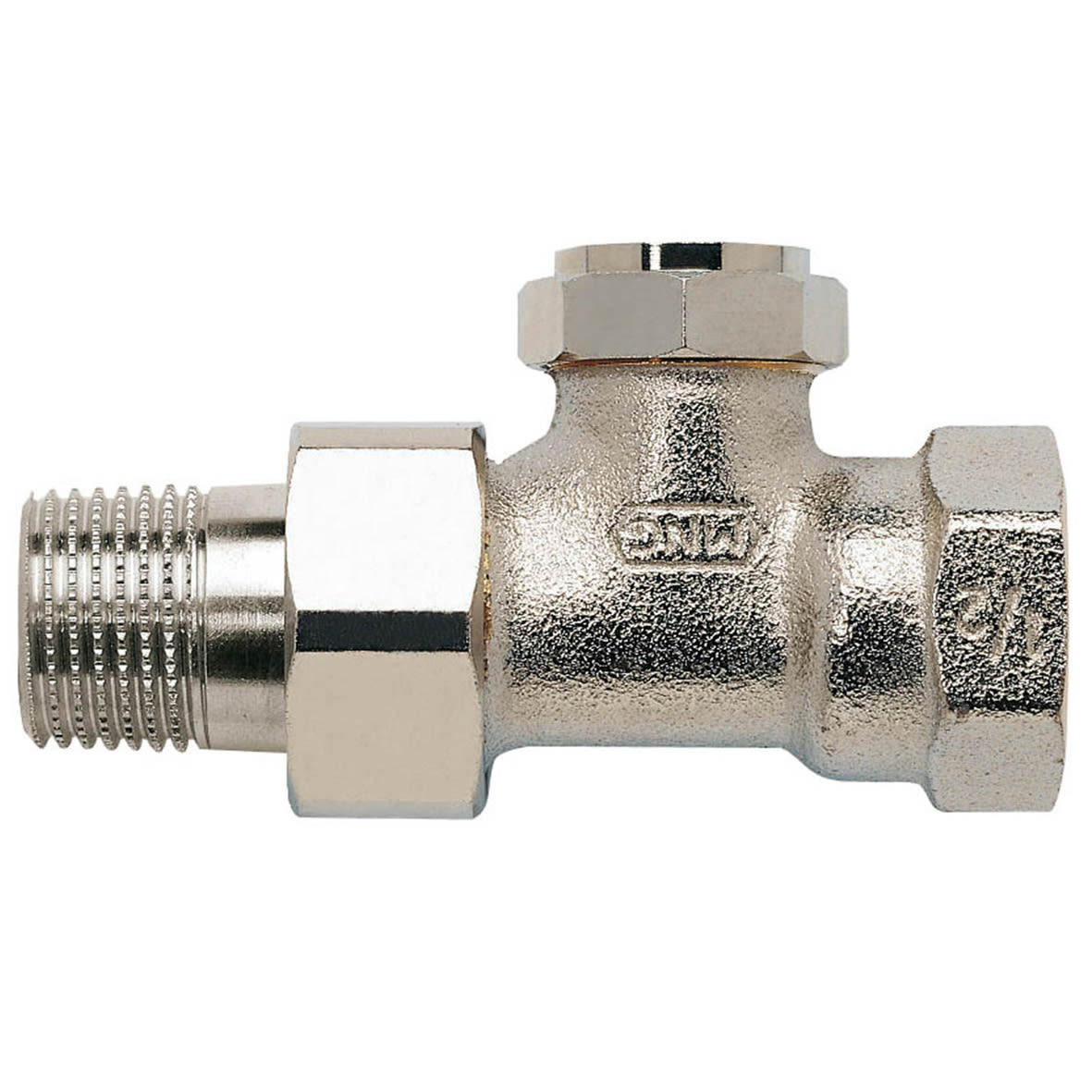 ALTECH Returventil Rak DN15, Förnicklad, PN10, Max 130°C, Nickel