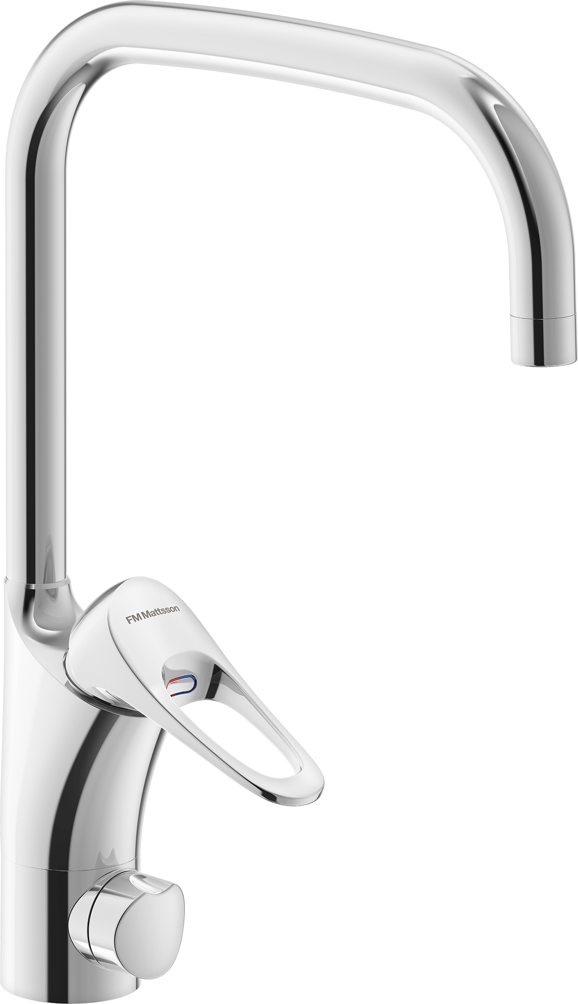 FM Mattsson 9000XE Köksblandare Krom med U-pip och Diskmaskinsavstängning