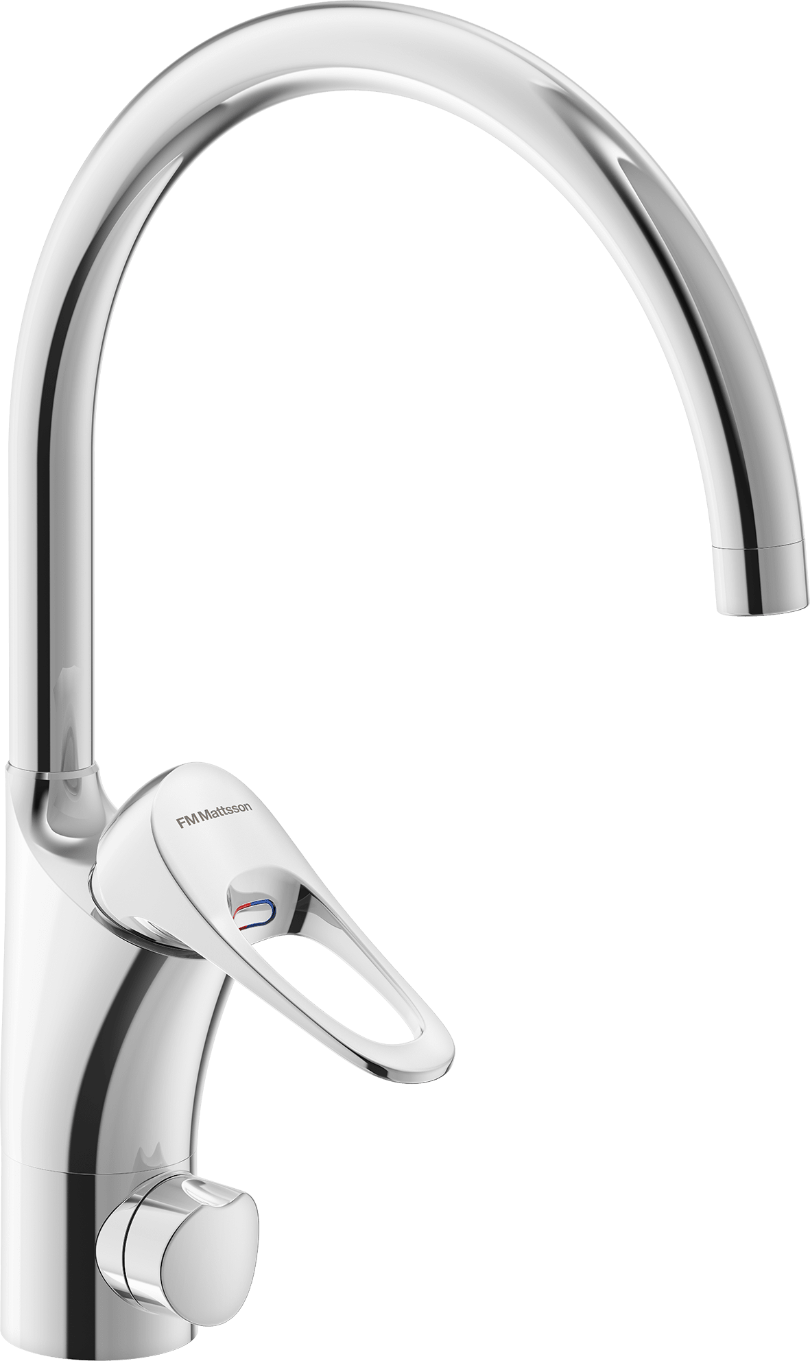 FM Mattsson 9000XE Köksblandare med C-pip, blyfri, krom, energibesparande