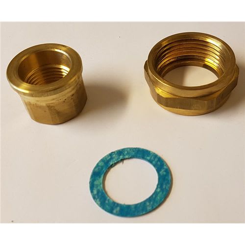 Siemens SE2:ALG15.1 Plankoppling DN15 Mässing - Komplett med Nippel och Mutter - RSK 5354043