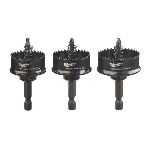 Hålsåg Shockwave Milwaukee Ø22/29/35mm P3 - 8TPI Bi-Metall för tunn metallplåt