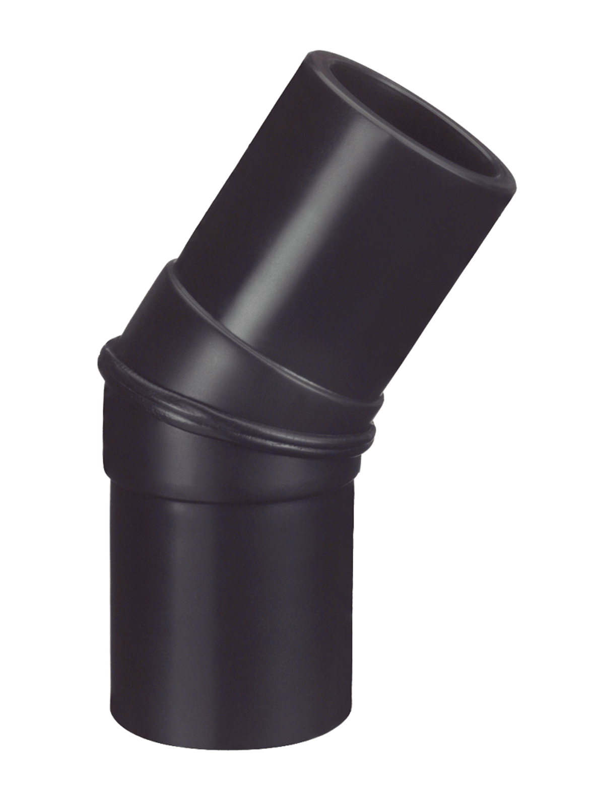 GF PE100 Vinkel 30° 200 SDR11, stum- och elektrosvets, svart