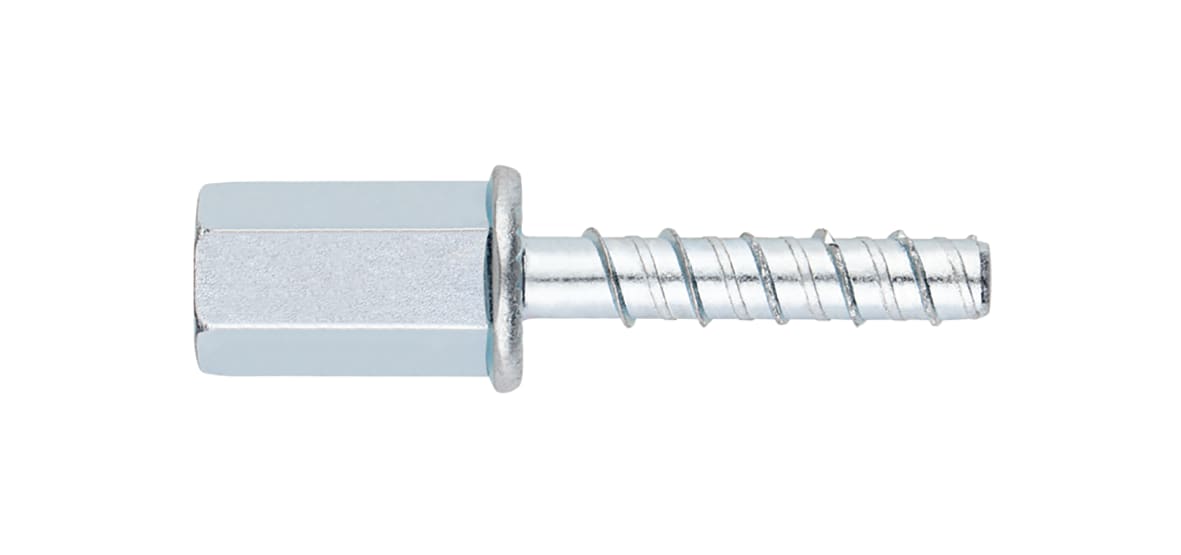 NOVIPRO Betongskruv 6x35 mm Blankförzinkad - Korrosionsskydd - RSK 4444142