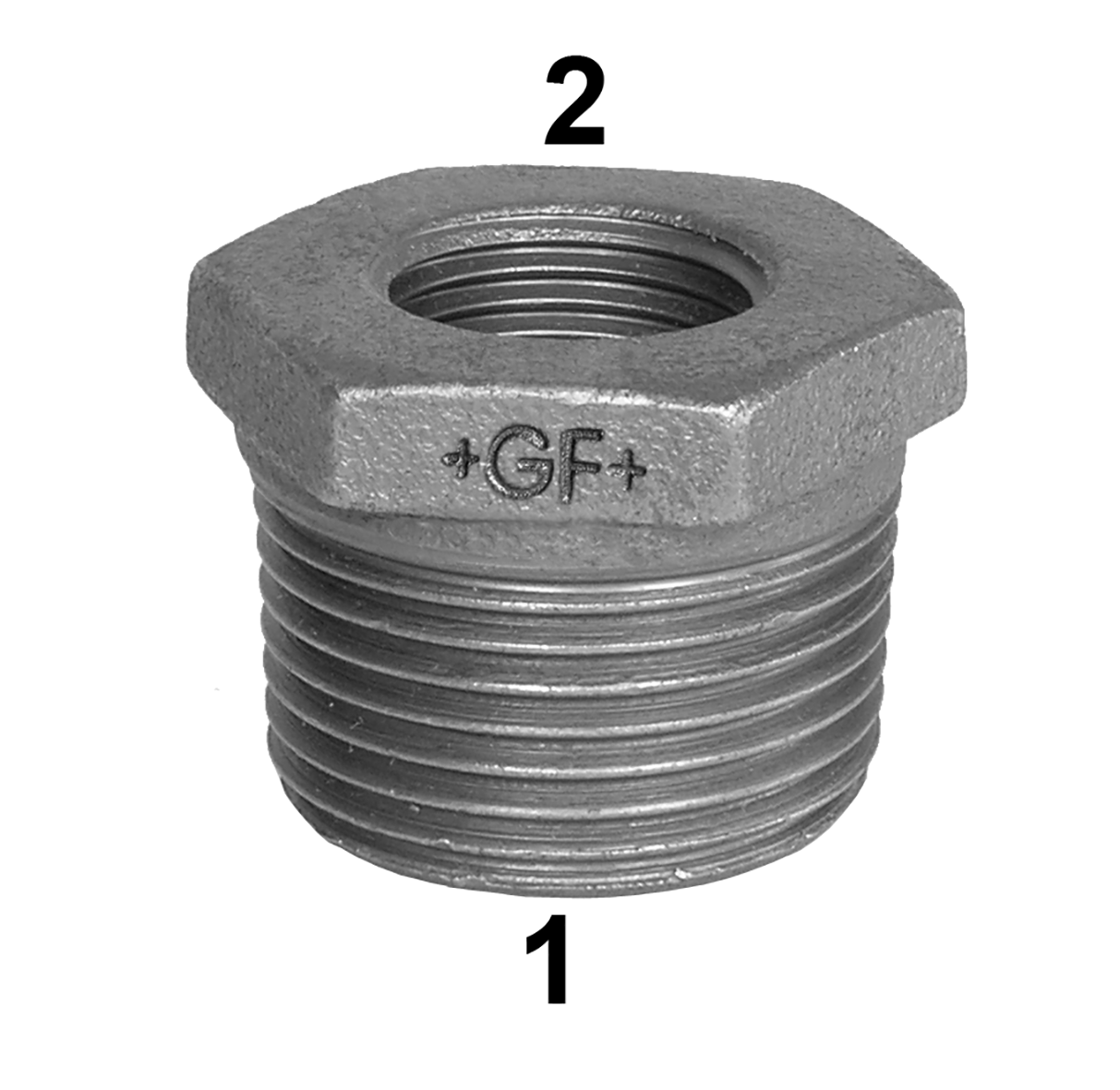 GF Aducerat Bussning Galvaniserad 40x32mm - FM-Godkänd Reducering för Rörinstallationer - RSK 1319375