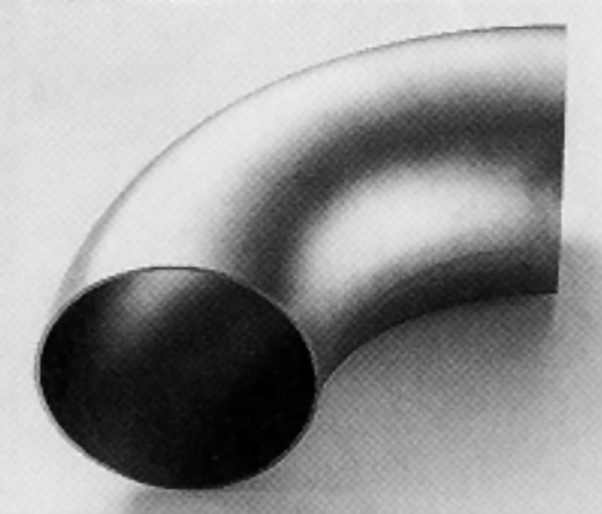 Ahlsell AVi 5111 Rörbåge 90° 30x2,0mm Rostfritt Stål EN 1.4432 - 3S-Press, R=1,5xD - RSK 1452778