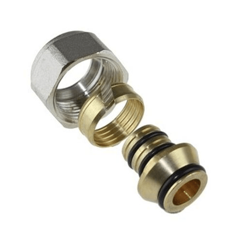 LK Systems Anslutningskoppling Mini 16x G15 - Mässing, Kompakt Design för Värmesystem - RSK 2989025