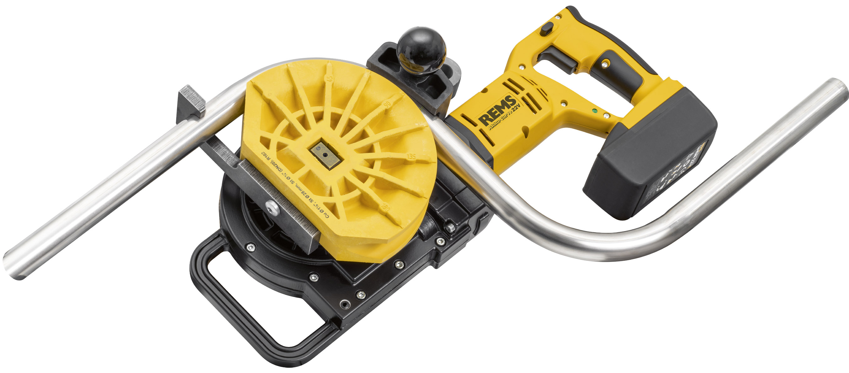 REMS Curvo 22V Batteridriven Rörbockare Ø 10-32mm - Bockar till 180° - RSK 1947177