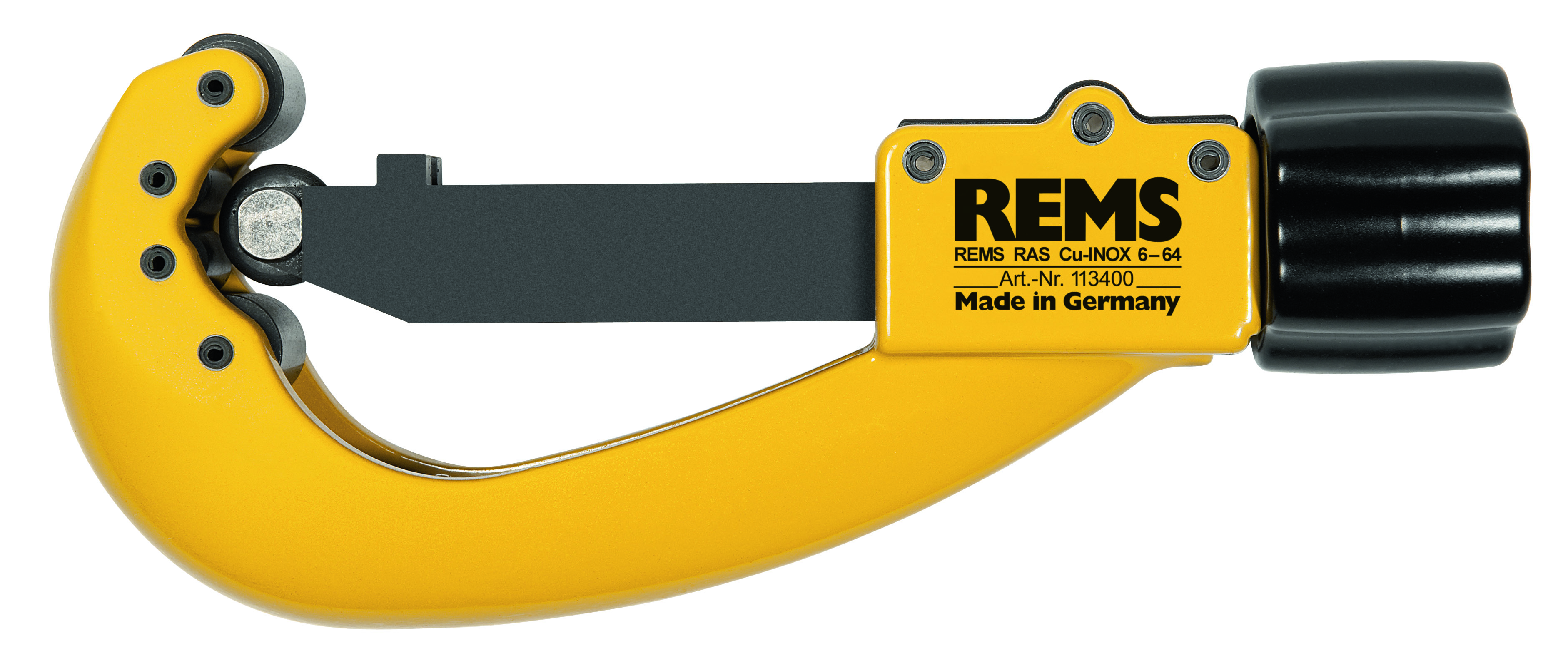 REMS RAS Cu-INOX Röravskärare 6-64mm - Specialhärdad Skärtrissa, Ergonomiskt Vridhandtag - RSK 1770742