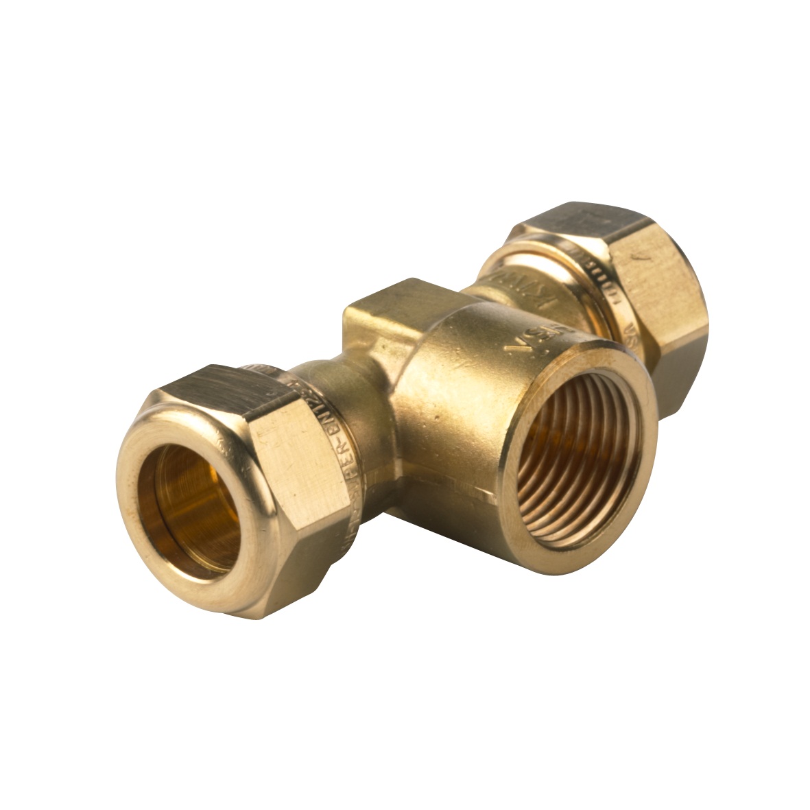 VSH Super T-koppling 18xRp1/2"x18 - Mässing, För VVS-installation - RSK 1965224