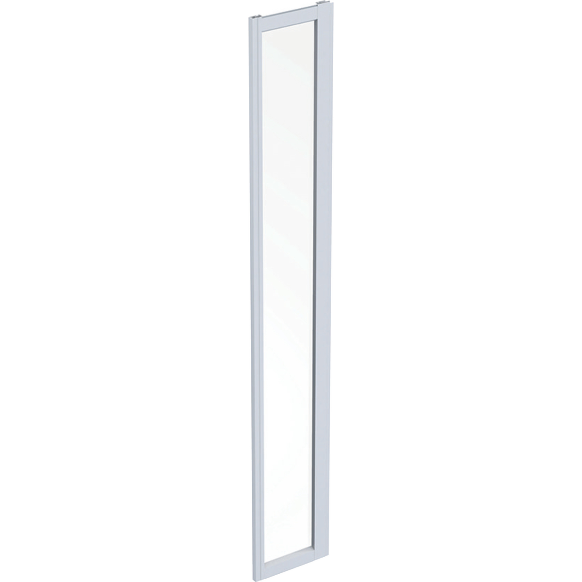Ifö Solid SV VK 7 Duschvägg 70 cm - Fast Parti med Härdat Glas och Vita Aluminiumramar - RSK 7394172