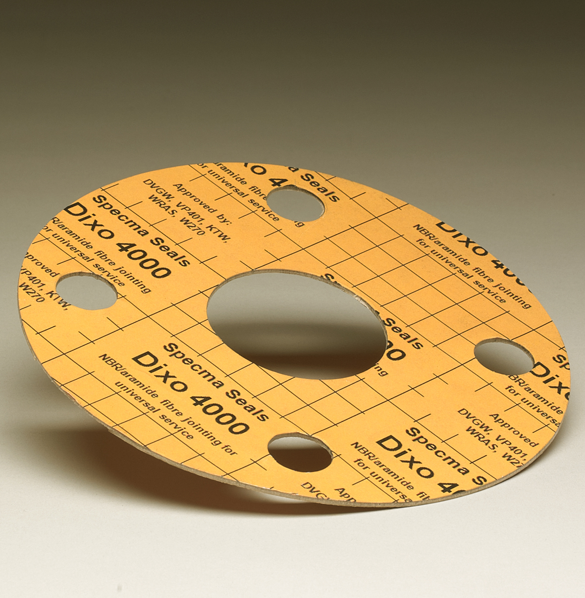 Densiq DIXO 4000 Flänspackning DN25 PN6 - Aramidfiberplatta -150°C till +200°C - RSK 1504889