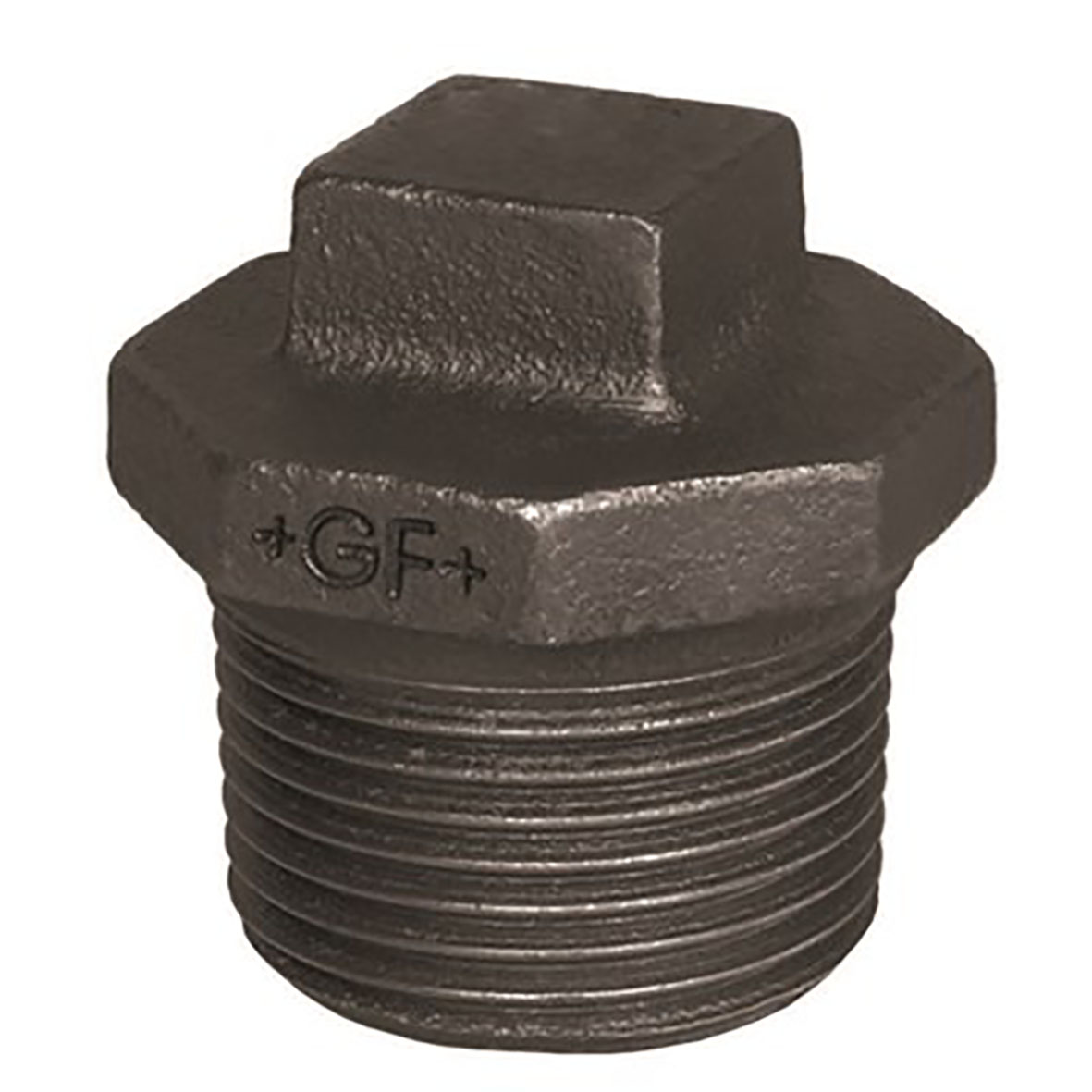 GF Aducerat Propp 290 Svart med Sexkanthuvud - Tät Förslutning för Rör och Fittings - RSK 1329598