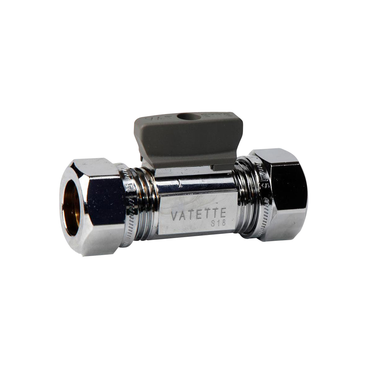 Vatette Kulventil 18 mm med Vred - För Vattenflöde - RSK 8546957