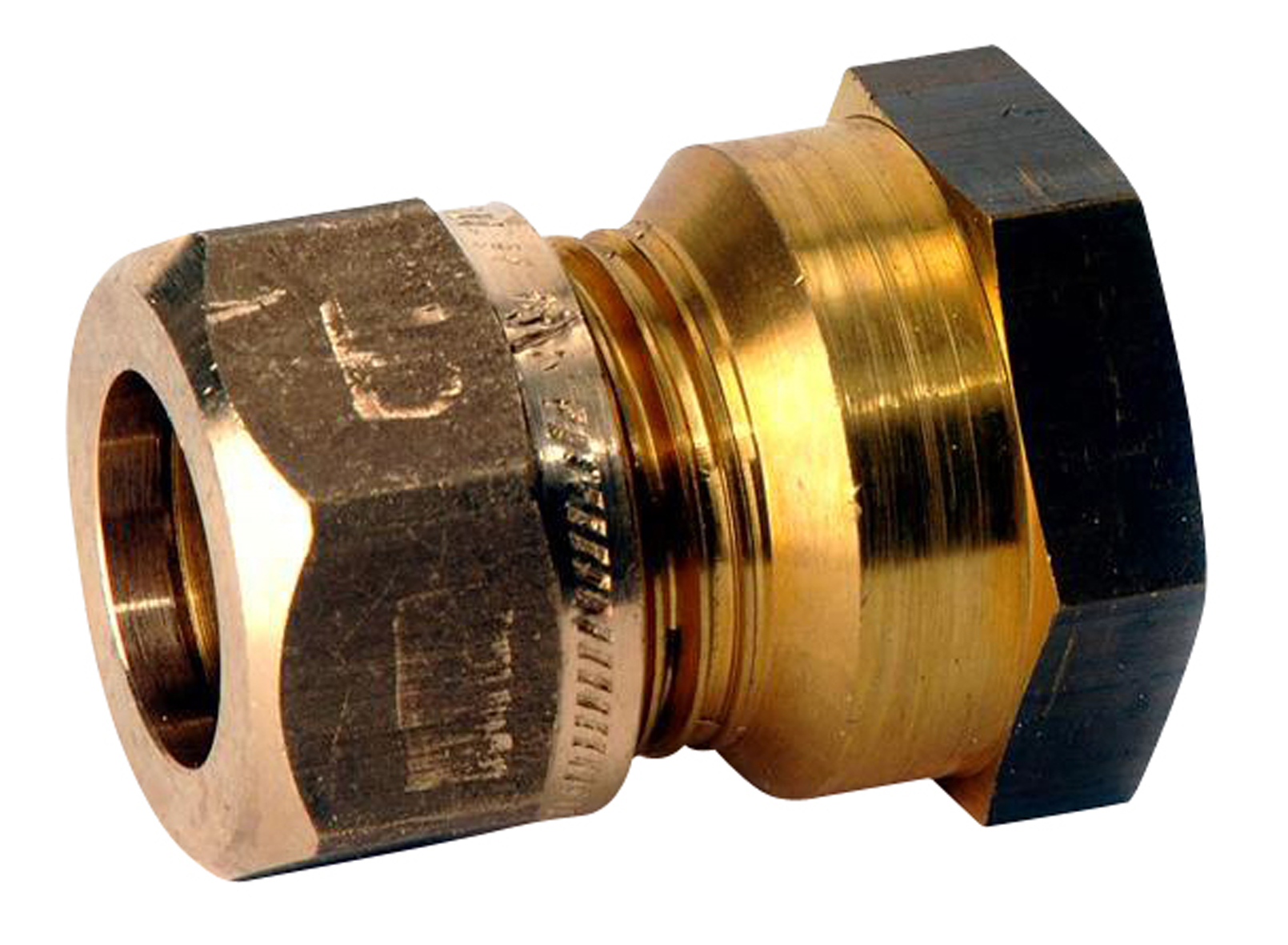 Vatette Rak koppling 15mm x G20 - Mässing - RSK 1940414