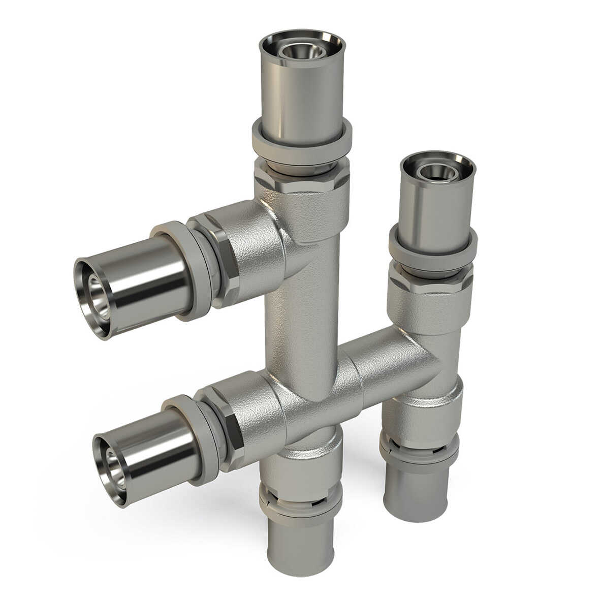 LK PressPex Radiatorfördelare AX16x3 - Enkel Radiatoranslutning utan S-böj, c/c 40mm - RSK 1881863