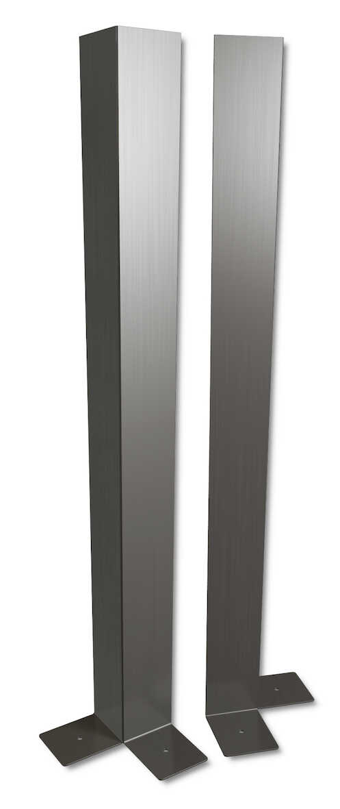 LK Benställning UNI/GV Galvaniserad Stålplåt - För Fördelarskåp, 80cm Bredd, Inkl. Fästen - RSK 1878202