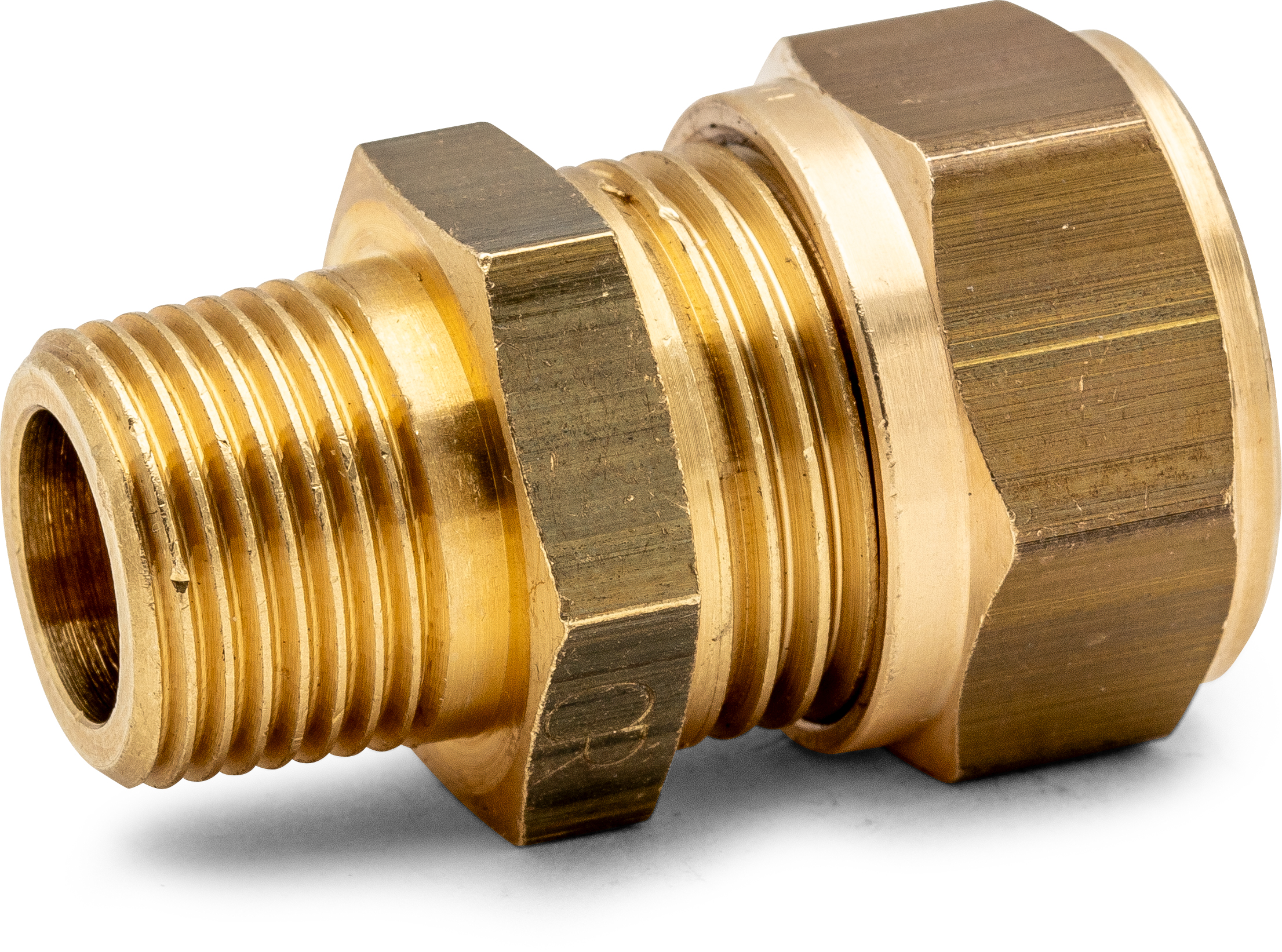 Altech Klämringskoppling Rak 16x R15 - DZR Mässing, Utvändig Gänga - RSK 1965568