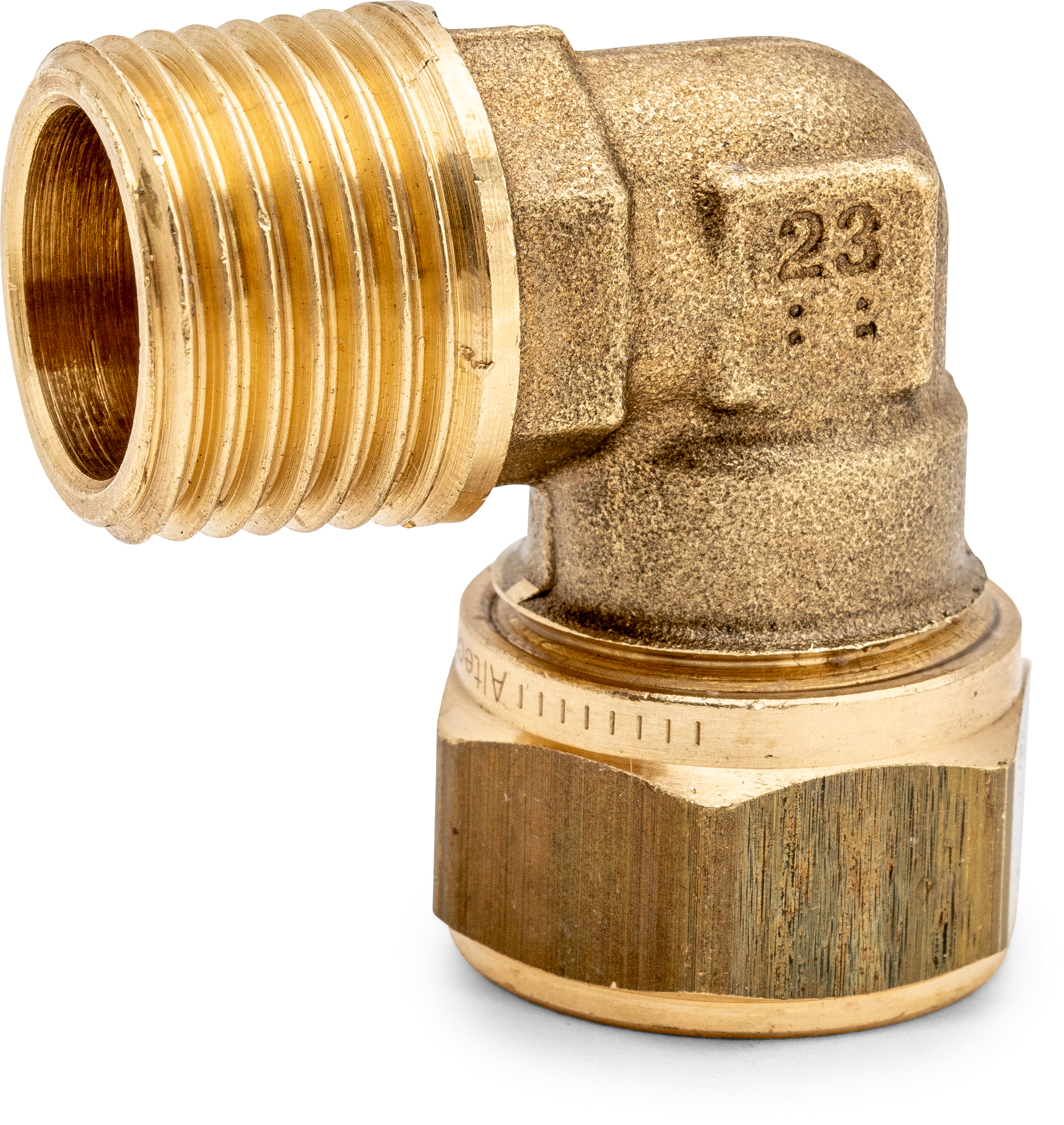 Altech Vinkelkoppling 18x R20 Klämring DZR-Mässing - För Tappvatten och Värme - RSK 1966450