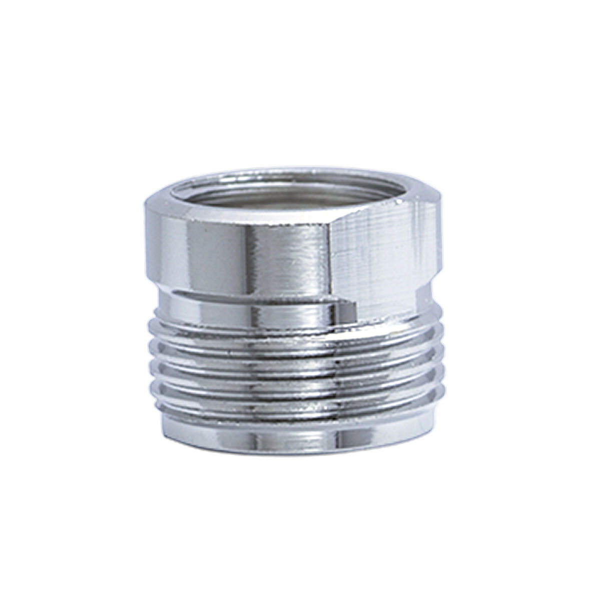 Övergångsnippel G15 inv. - G20 utv. förkromad mässing, Trio Perfekta AB