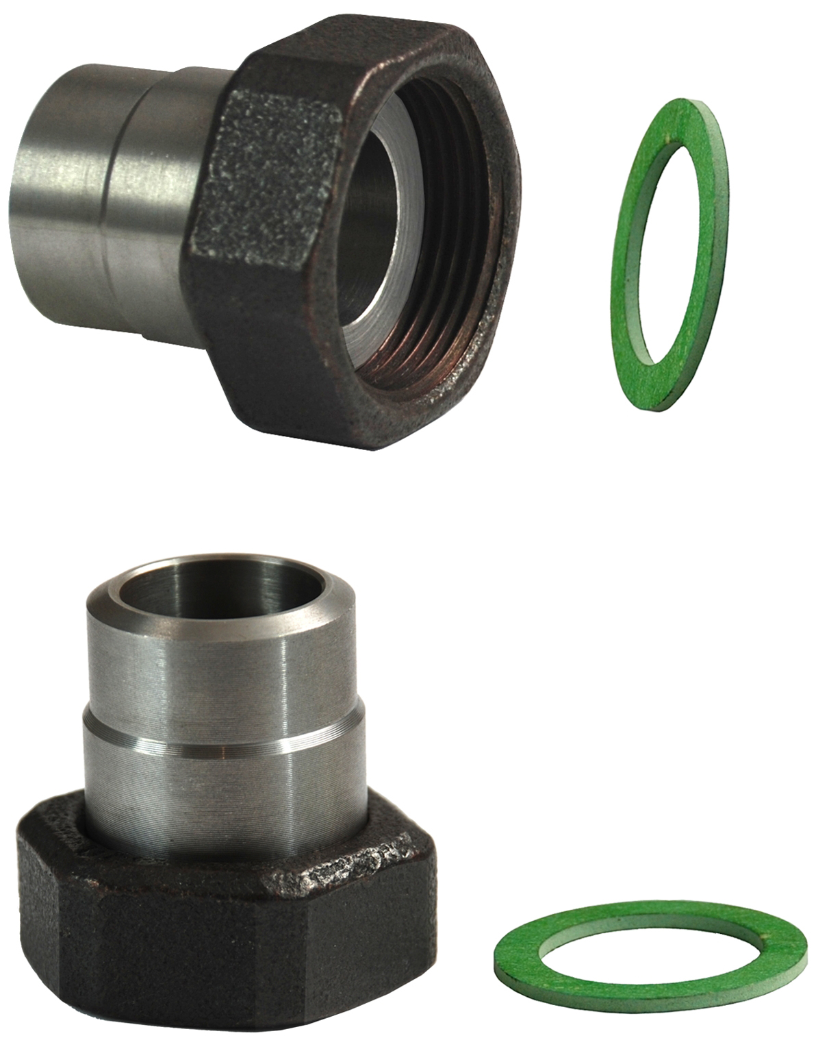 SIEMENS ALS202 Kopplingssats - 2 Överfallsmuttrar, 2 Nipplar, 2 Plantätningar - RSK 5354221