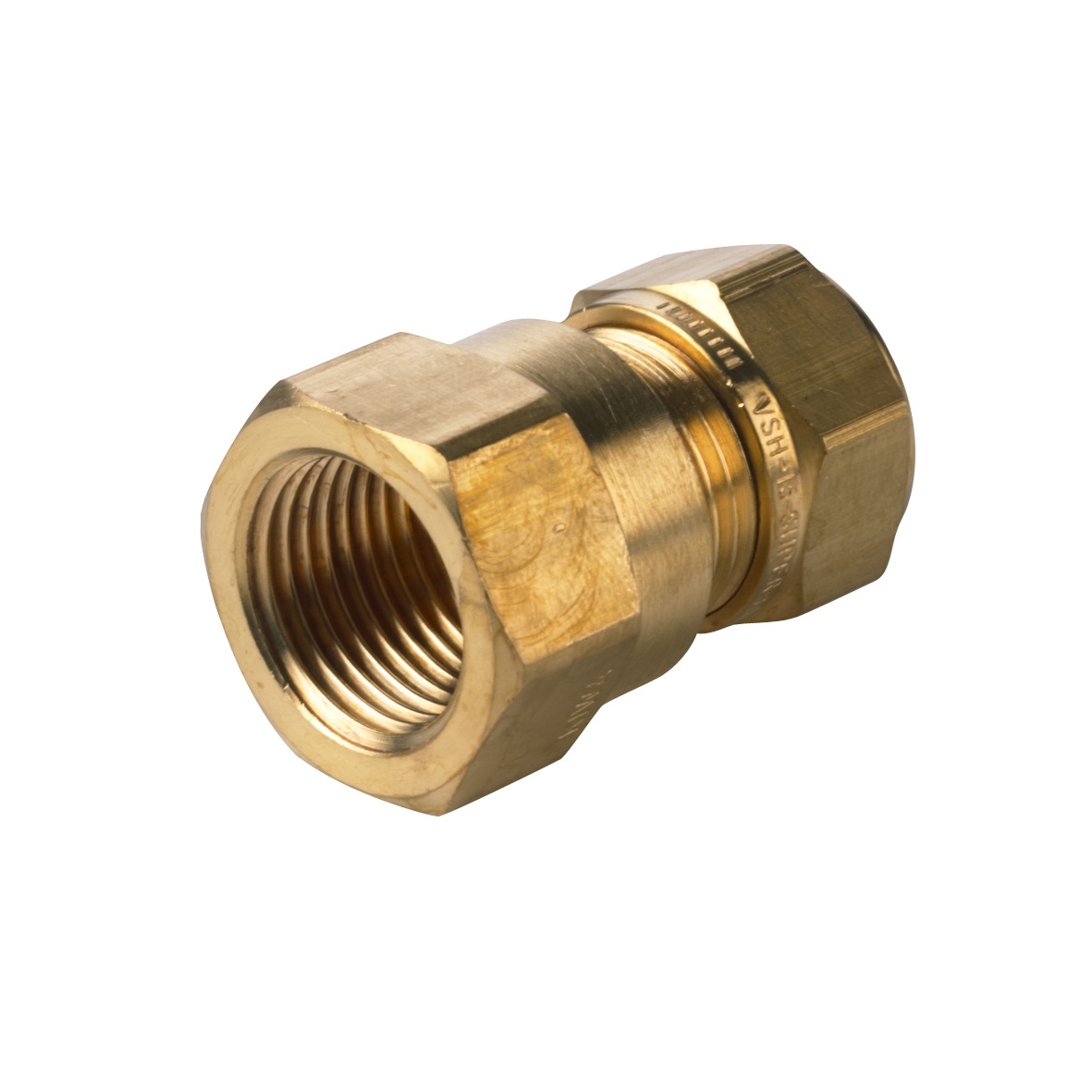 VSH Super D1404 Rak 54xR50 Rak Koppling - Mässing, För VVS - RSK 1965076