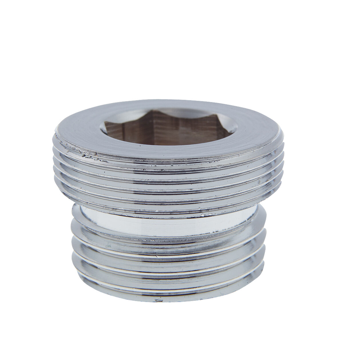 Övergångsnippel M24x1 utv. x G15 utv. förkromad - Trio Perfekta AB