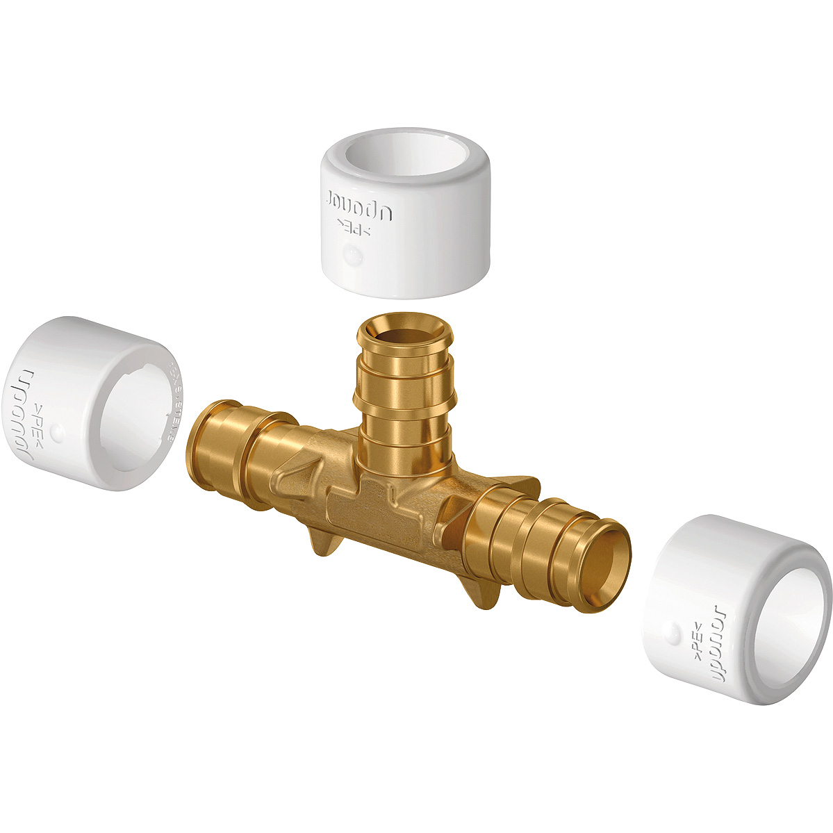 Uponor Q&E T-rör NKB DR 22-15-22 - Dimensionsförändrad Anslutning - Pressystem för Rör - RSK 1870276